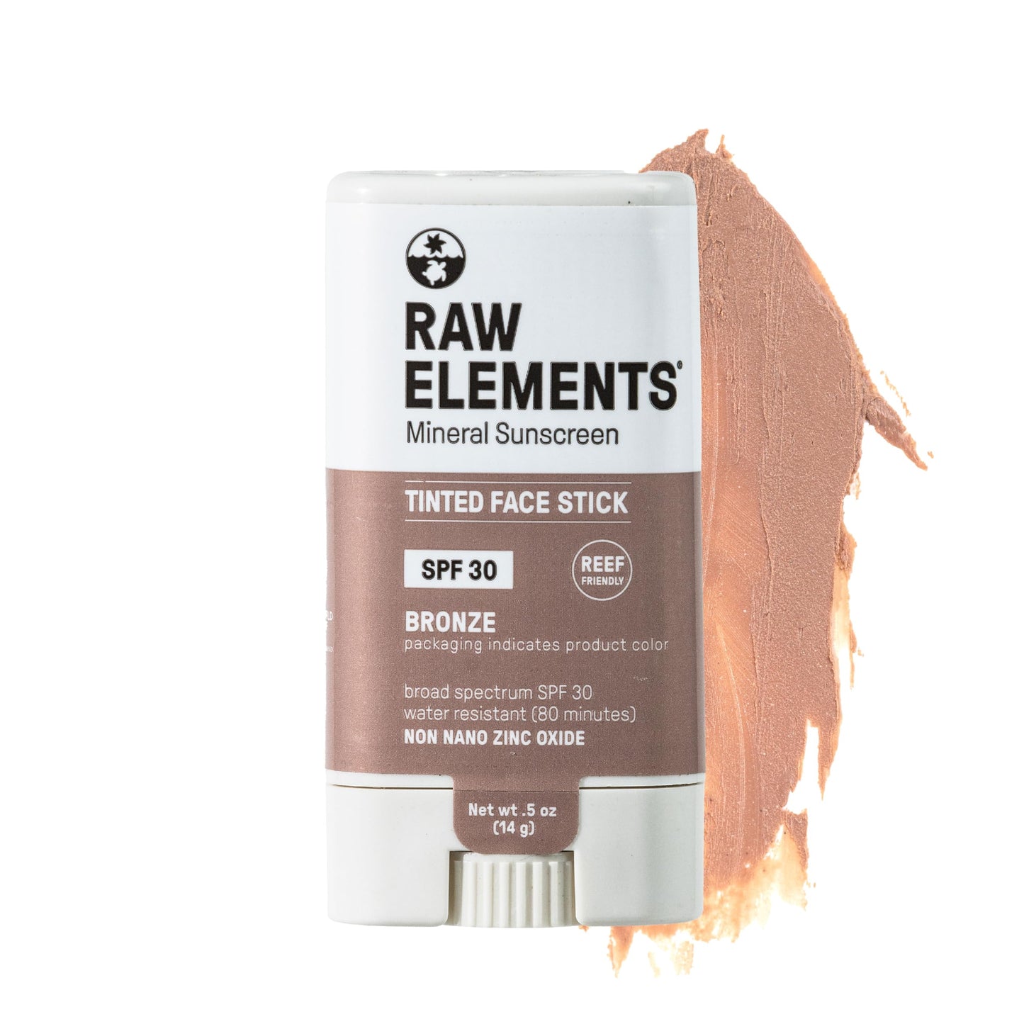 Raw Element Ultra-Moisturizing Face Tint Sunscreen, SPF 30+, Non Toxic Mineral Face Cream, Non Nano Zinc Oxide, Reef Friendly, Safe for All Ages, 0.5 Beauty & Personal Care Raw Elements