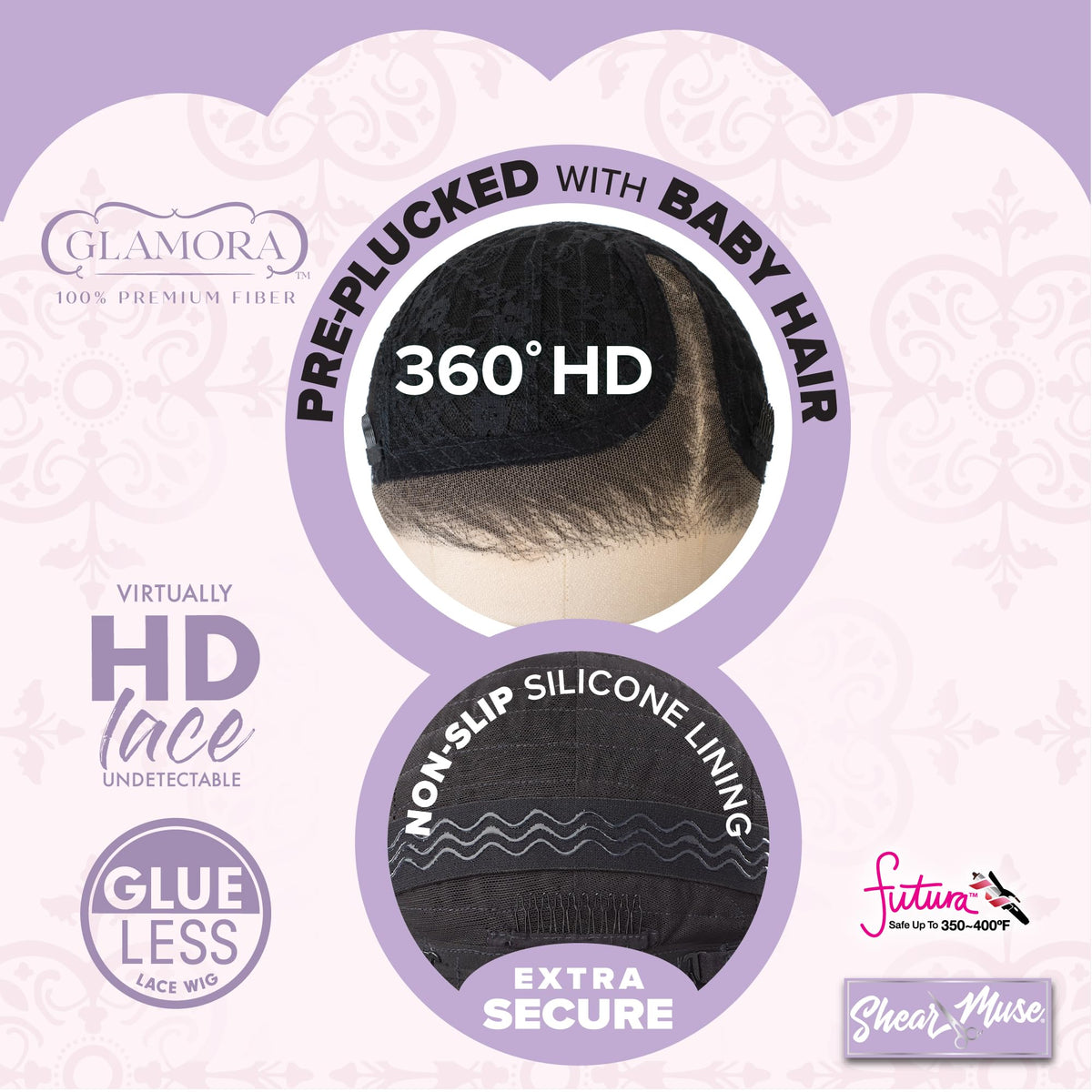 Sensationnel Glamora 360 LaceWig-Classy Unit 2, BALAYAGEGOLD
