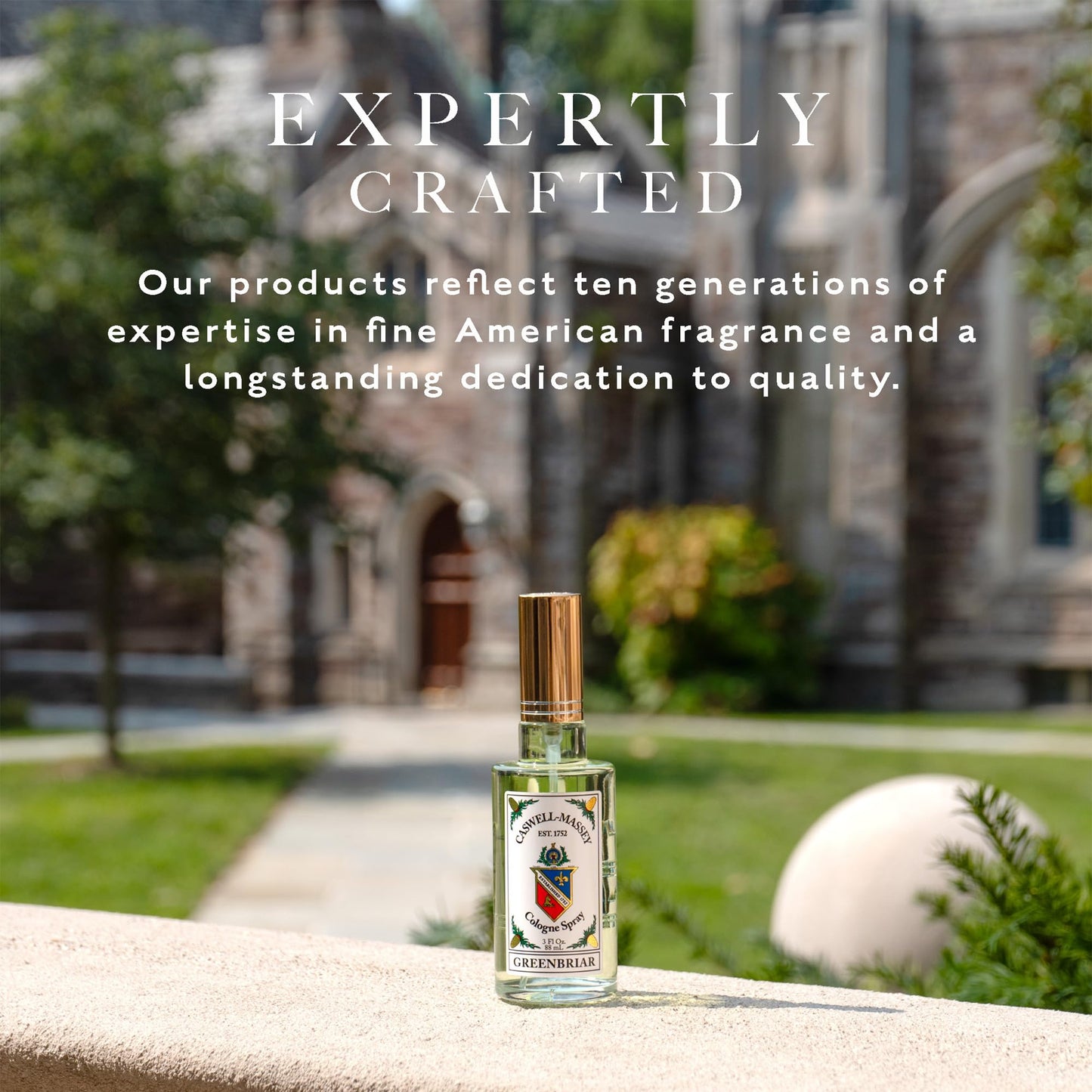 Caswell-Massey Greenbriar Cologne, Men’s Cologne with Classic and Zesty Scent with Citrus, Sage & Rugged Velvety Notes, 3 Fl Oz Beauty & Personal Care Caswell-Massey