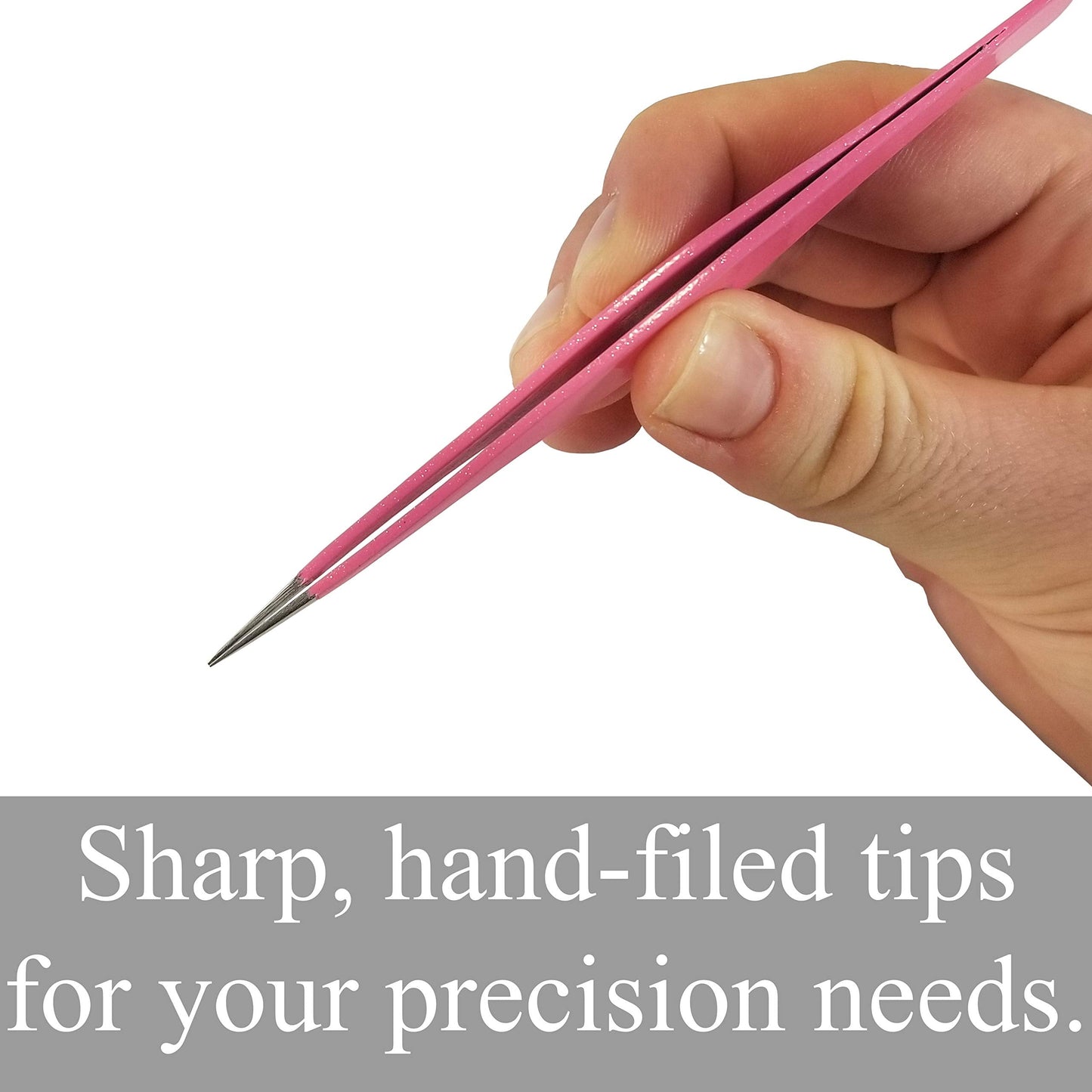 Ingrown Hair Tweezers by Zizzili Basics - Surgical Grade Stainless Steel Fine Pointed Tweezers - Precision Aligned Tips for Splinter, Eyebrow & Facial Beauty and Personal Care Zizzili Basics