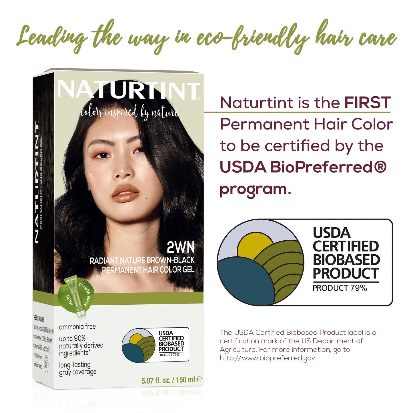 Naturtint 2WN Radiant Nature Brown Black Permanent Hair Color (Pack of 1), Ammonia Free, Vegan, Cruelty Free, up to 100% Gray Coverage, Long Lasting Beauty & Personal Care Naturtint