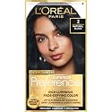 L'Oreal Paris Superior Preference Luminous Fade-Defying Permanent Hair Color, Hair Dye For Up to 9 Weeks of Radiance, Natural Black 2, 1 Hair Dye Kit Beauty & Personal Care L'Oreal Paris