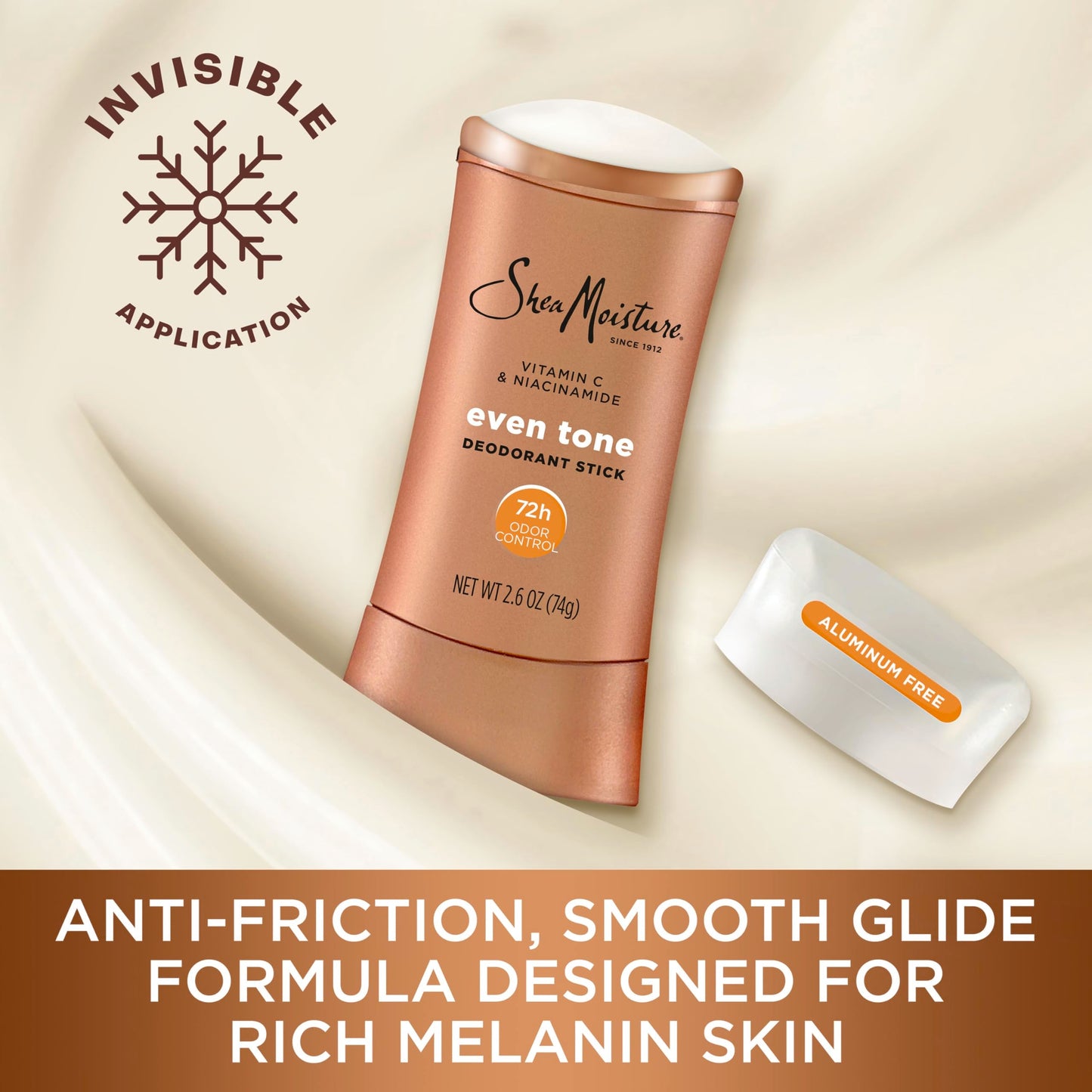 SheaMoisture Deodorant Stick for 72h Odor Control Fresh Aluminum Free 2.6 oz Beauty and Personal Care Shea Moisture