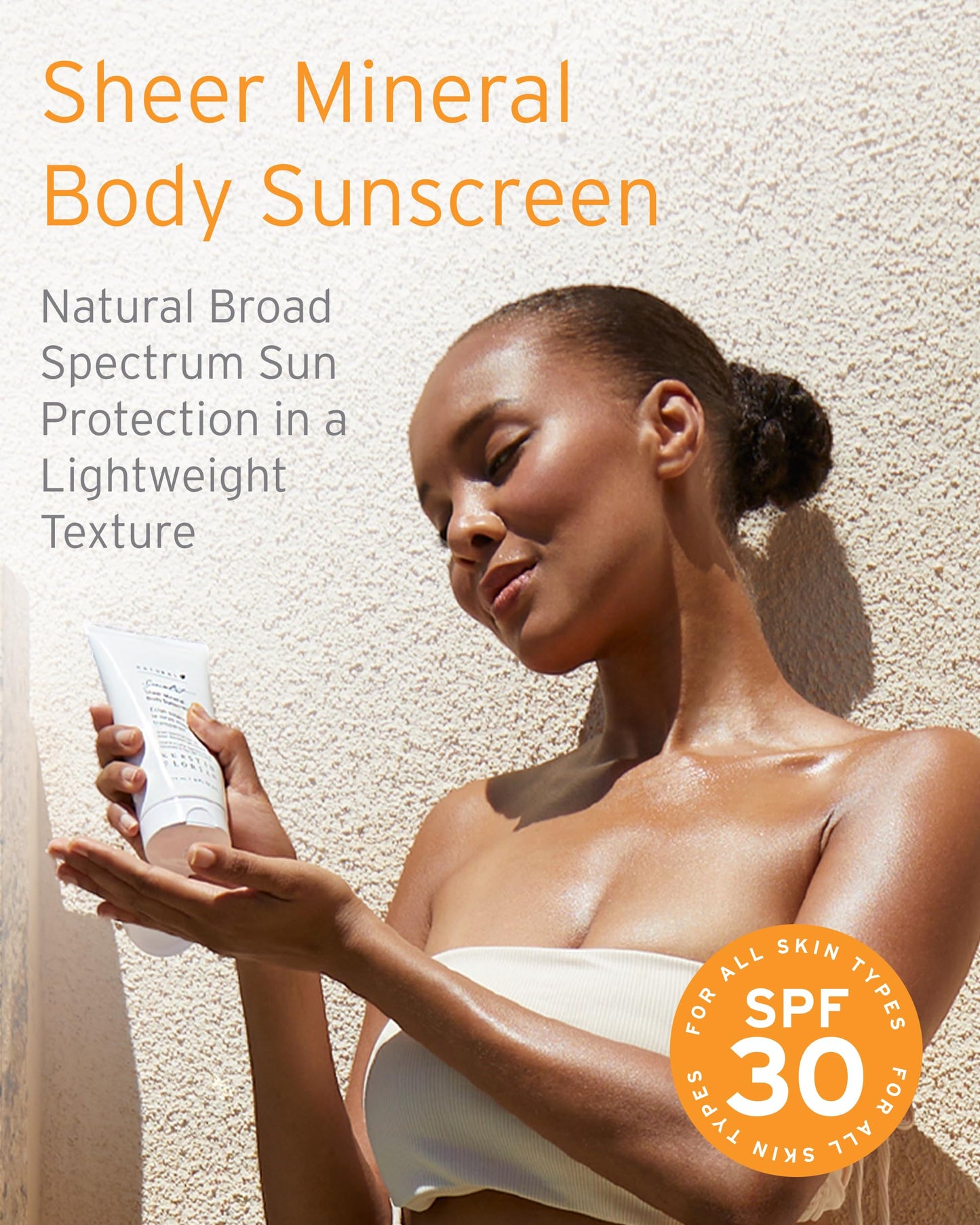 Kerstin Florian Sheer Mineral Body Sunscreen SPF 30 | Waterproof UVA/UVB Sun Protection with Natural Zinc Oxide | Reef Safe Fragrance Free Formula Beauty & Personal Care Kerstin Florian