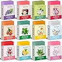 12 Pack Bar Soap Gifts,Mother Day Gift Bulk,Stocking Stuffers for Teen Girls,Bridesmaid Gifts,Teacher Appreciation Gifts Nurse Gifts, Natural Plant Beauty & Personal Care DBEAUTYM