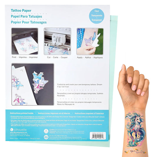 Silhouette America Temporary Tattoo Paper for Inkjet Printers