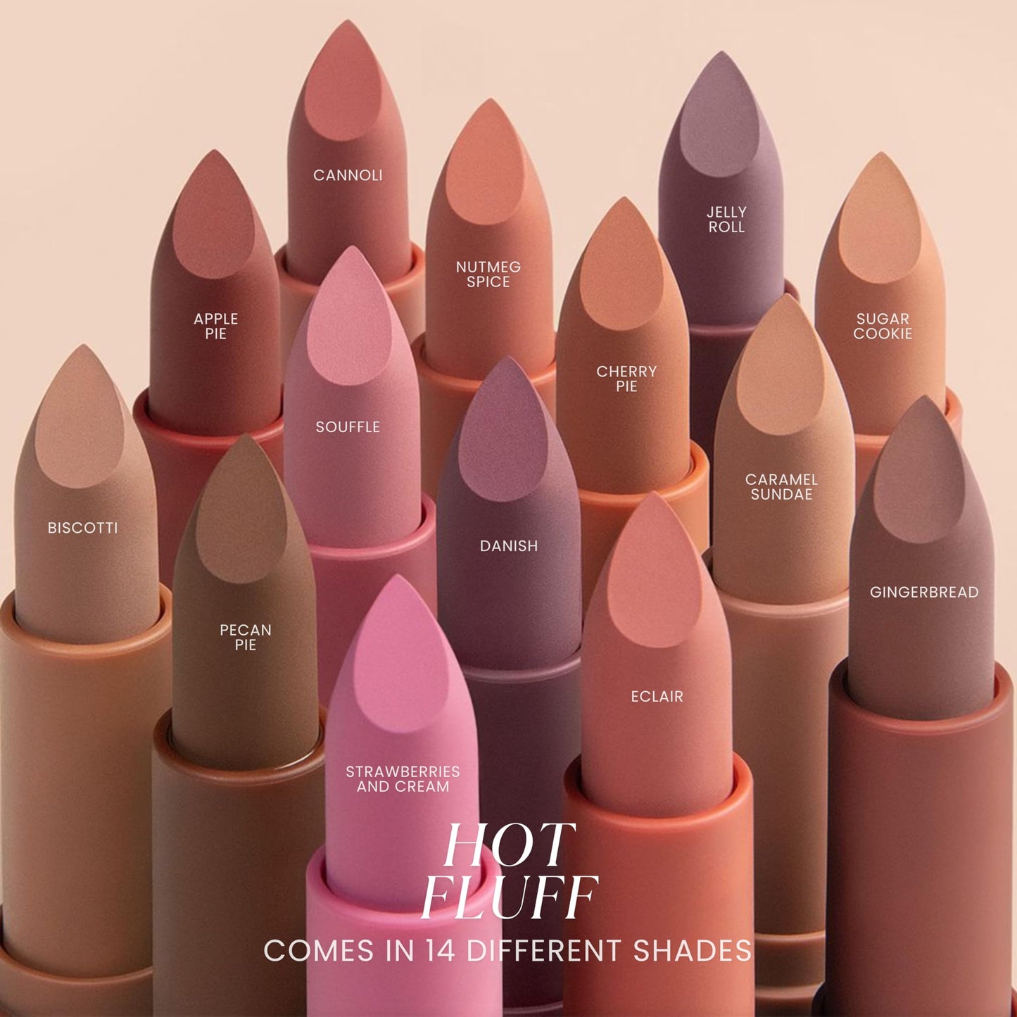 Jason Wu Beauty Hot Fluff Modern Matte Lipstick - 3-in-1 Lipstick, Blush, Shadow, 3.8g 0.134oz (Apple Pie, 3.8g) Beauty & Personal Care Jason Wu