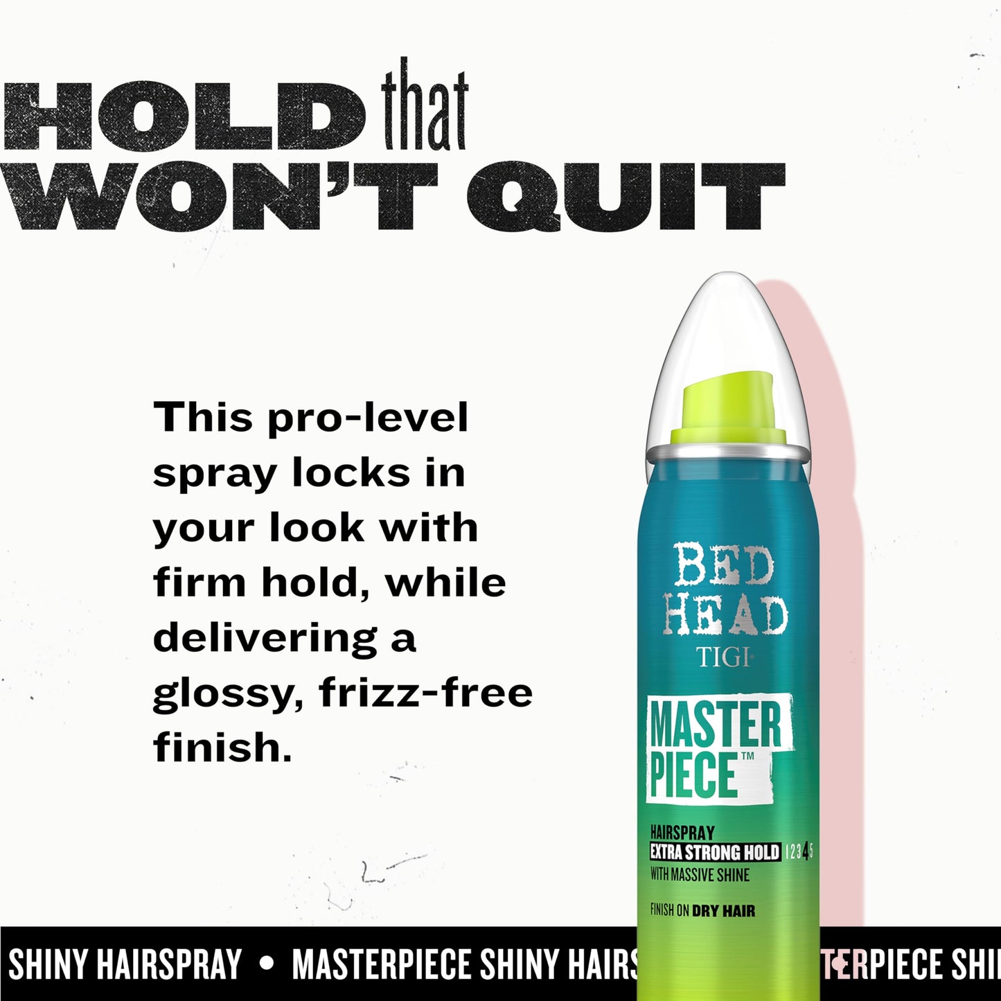 TIGI Bed Head Travel Size Frizz Control Hair Spray, Masterpiece Extra Hold Hair Care Spray for Shiny and Glossy Hair, 2 oz Beauty & Personal Care TIGI