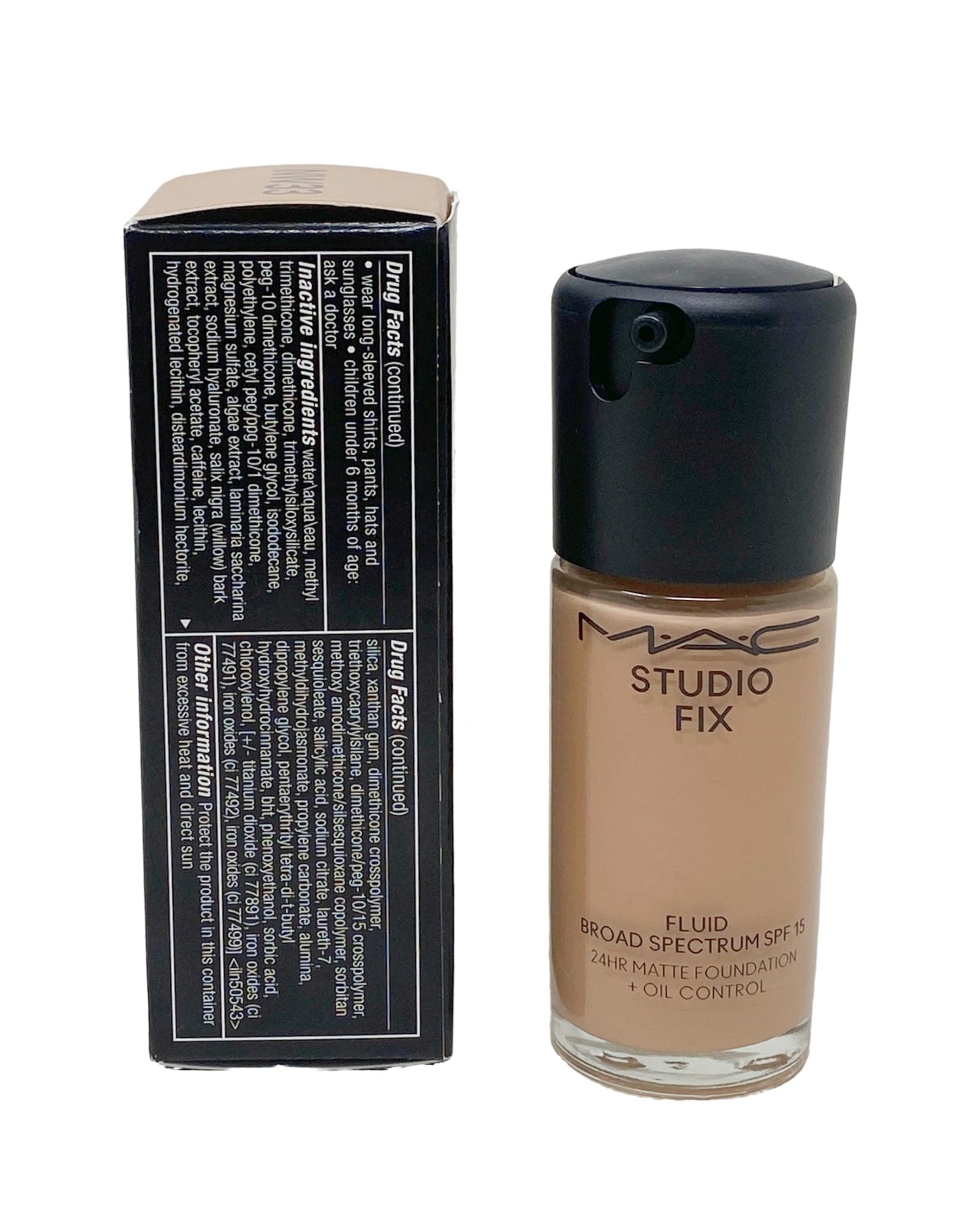 MAC Studio Fix Fluid SPF15 24hr Matte Foundation + Oil control - NW33 (1 Fl Oz) Beauty & Personal Care MAC