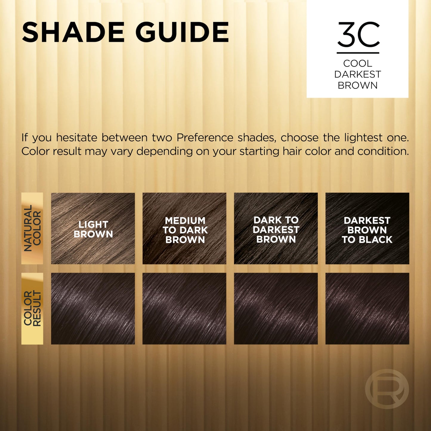 L'Oreal Paris Superior Preference Luminous Fade-Defying Permanent Hair Color, Hair Dye For Up to 9 Weeks of Radiance, Cool Darkest Brown 3C, 1 Hair Beauty & Personal Care L'Oreal Paris