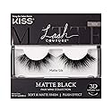 KISS Lash Couture Matte Black Faux Mink Collection False Eyelashes, 14 mm, 3D Volume, Soft & matte Finish, Plush Effect, Easy to Apply, Reusable, 1 Beauty & Personal Care KISS