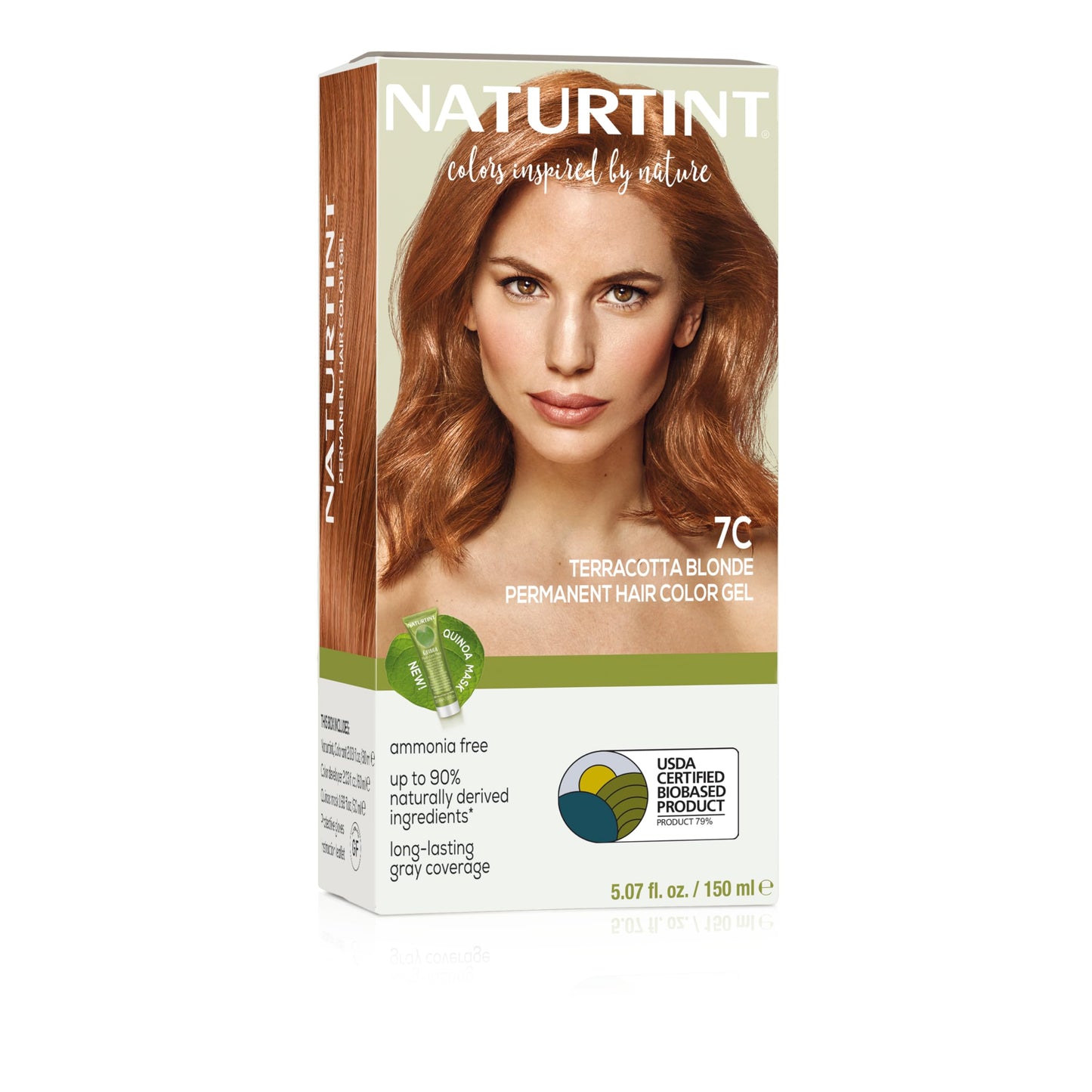 Naturtint 7C Terracotta Blonde Permanent Hair Color (Pack of 1), Ammonia Free, Vegan, Cruelty Free, up to 100% Gray Coverage, Long Lasting Results Beauty & Personal Care Naturtint