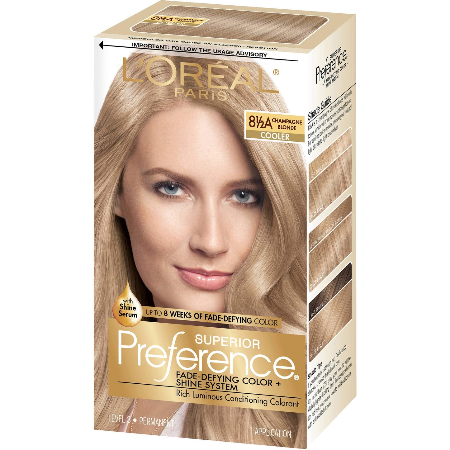 Loreal Preference # 8.5A CHAMPGNE BLNDE Size: KIT Beauty & Personal Care L'Oreal Paris