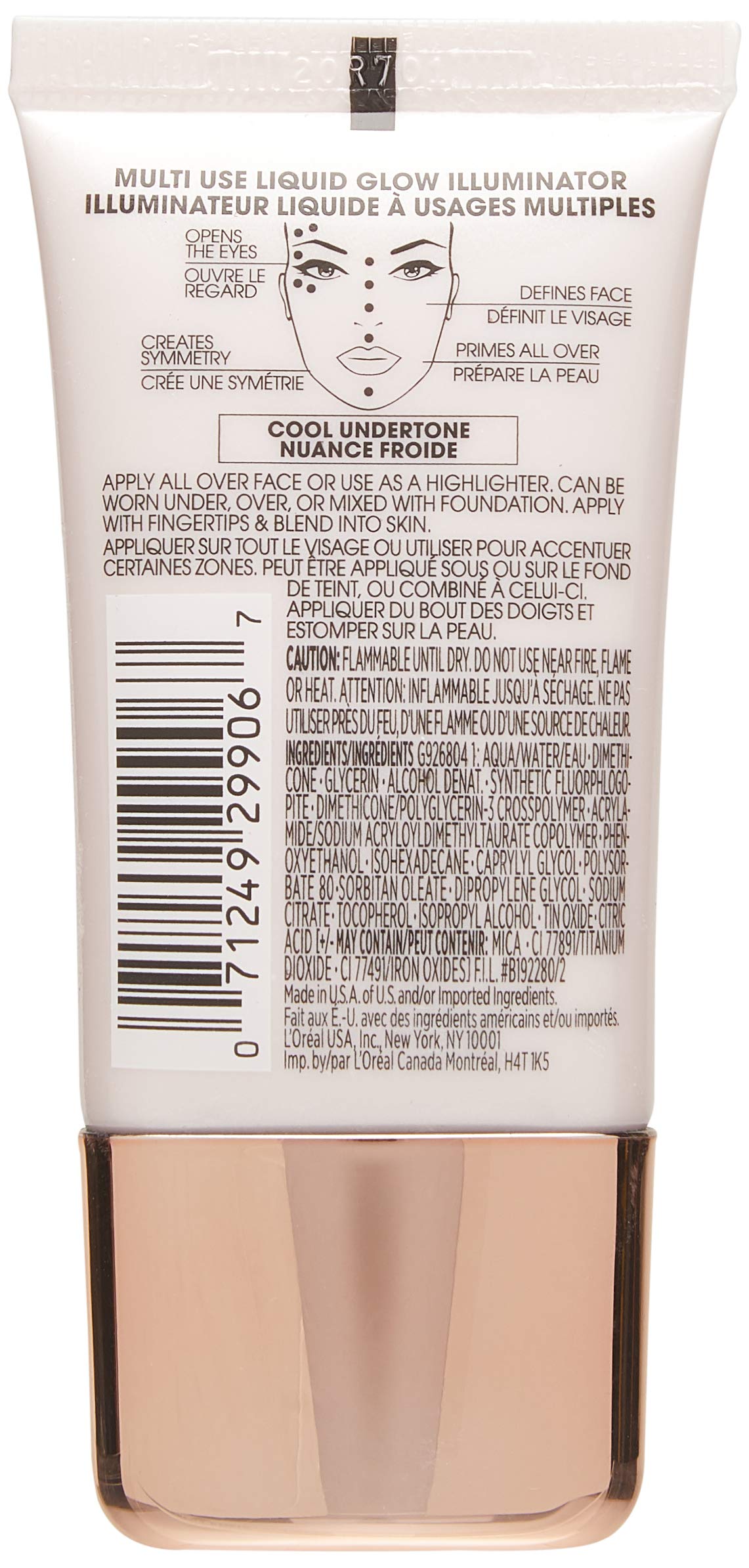 L’Oréal Paris True Match Liquid Glow Illuminator, Ice, 0.67 fl; oz. Beauty & Personal Care L'Oreal Paris