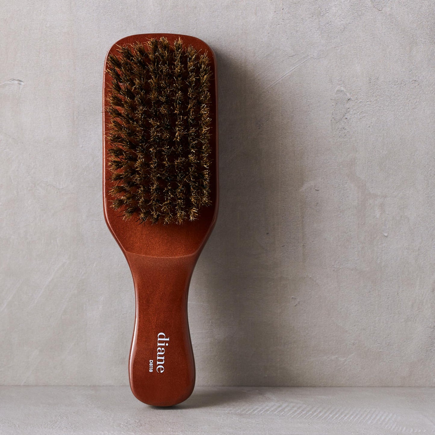 Diane Premium 100% Boar Bristle Club Wave Brush for Men and Barbers - Medium Bristles for Thick Coarse Hair - Use for Detangling, Smoothing, Wave Beauty & Personal Care Diane