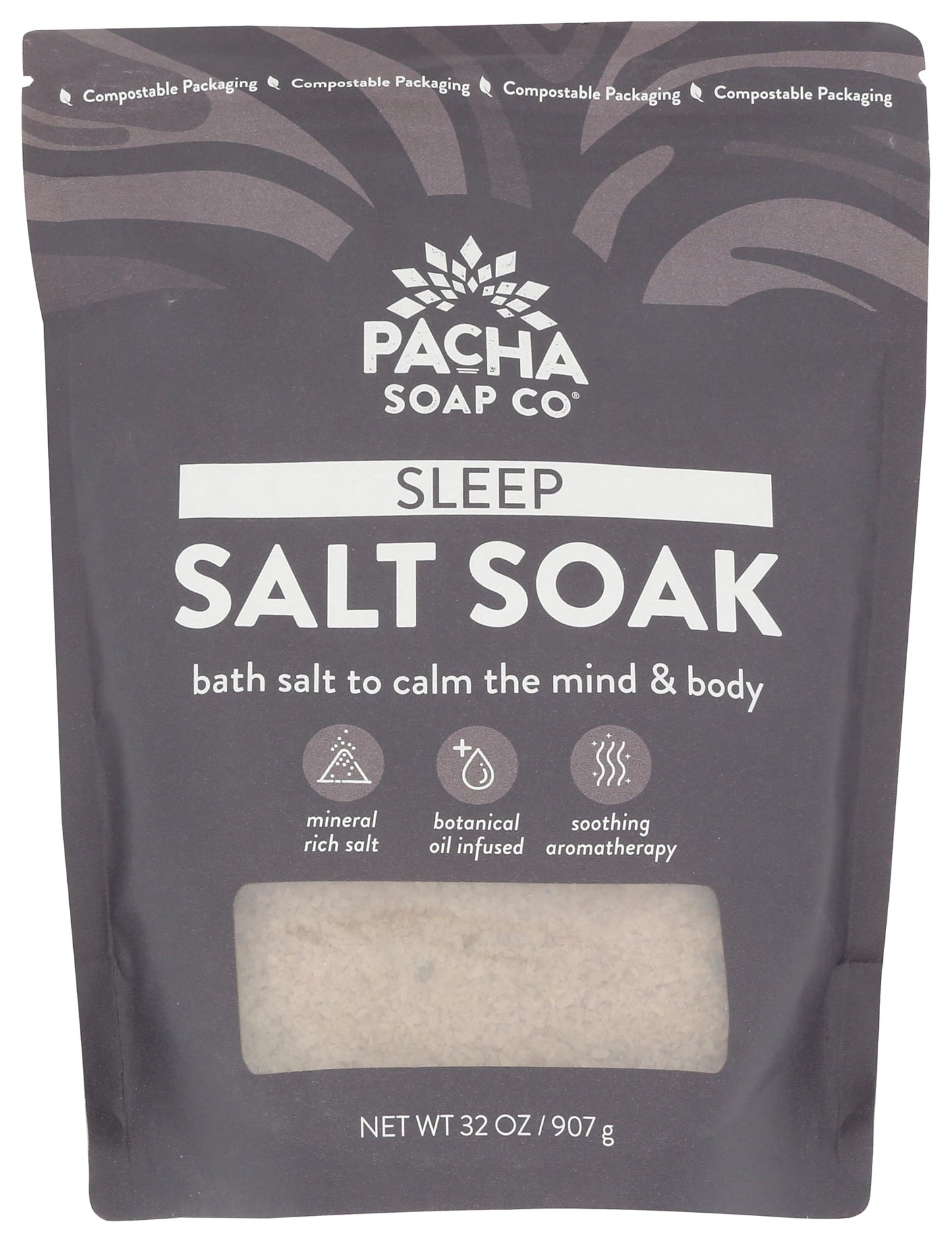 Pacha Soap Sleep Salt Soak, 32 OZ Beauty and Personal Care Pacha Soap Co