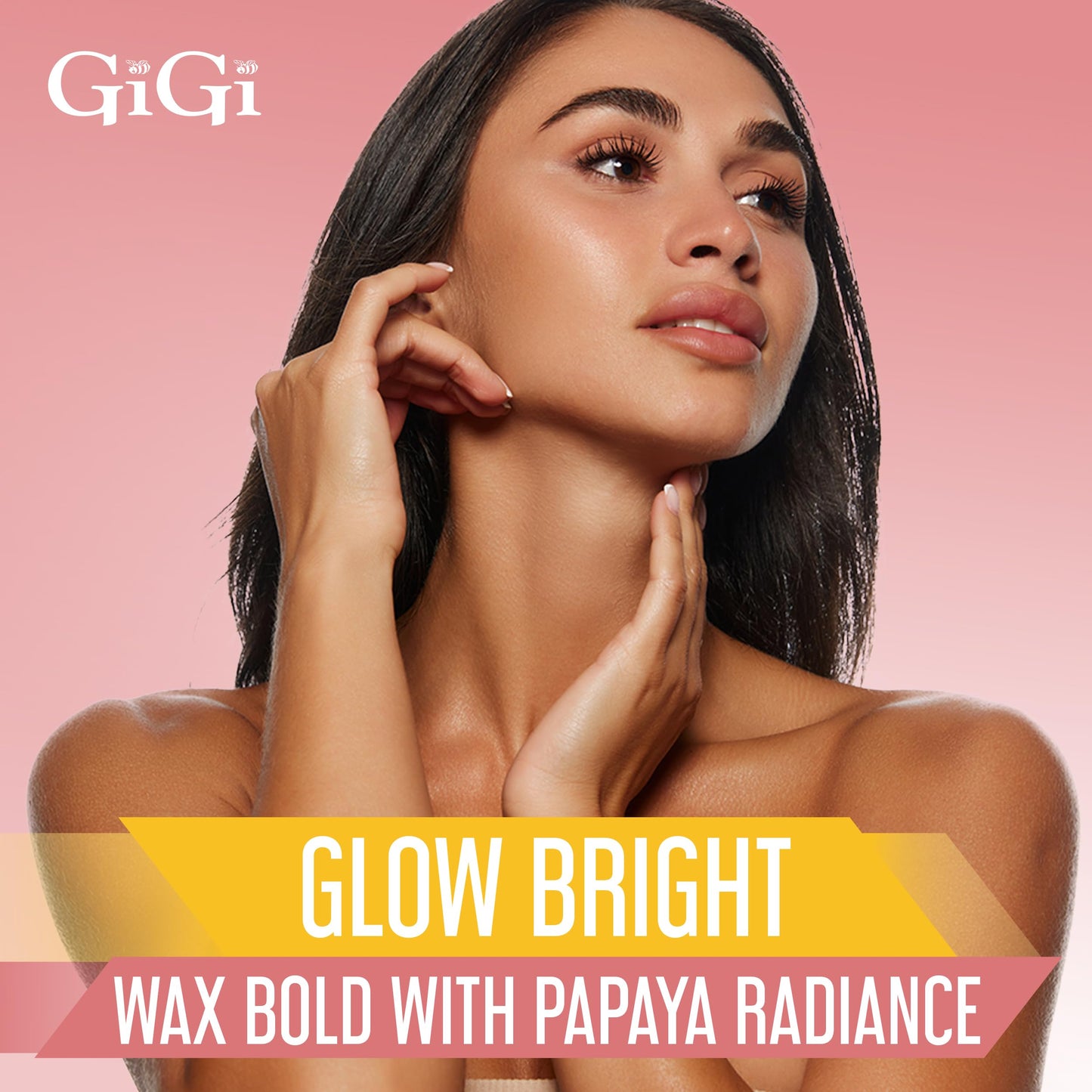Gigi Neon Hard Wax - Papaya, Stripless Wax for Hair Removal, Ideal for Sensitive Skin, 14 Oz Beauty and Personal Care GIGI