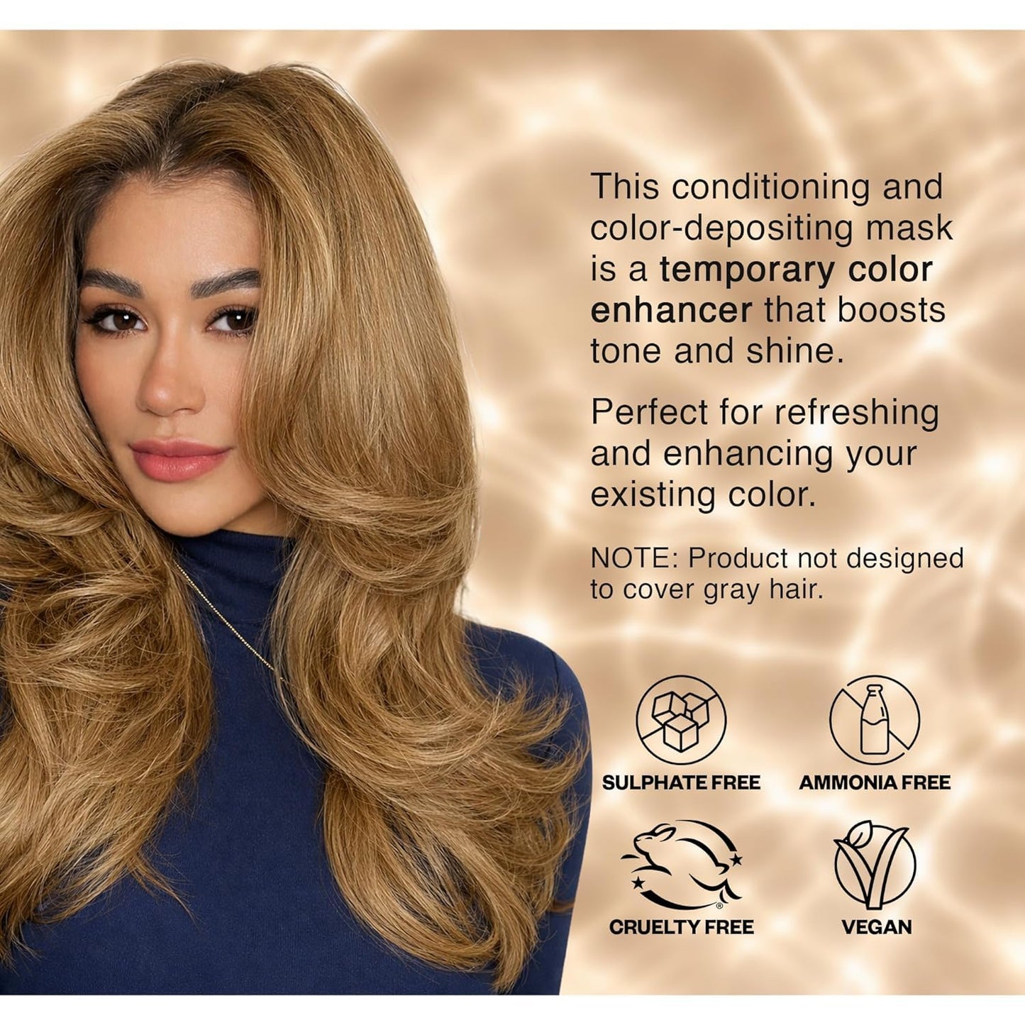 IGK A La Plage | Light Sand Blonde Hair Gloss + Color Depositing Kit | Boost Shine, Enhance Blonde Tones, Refresh Color | Semi Permanent At-Home Beauty & Personal Care IGK