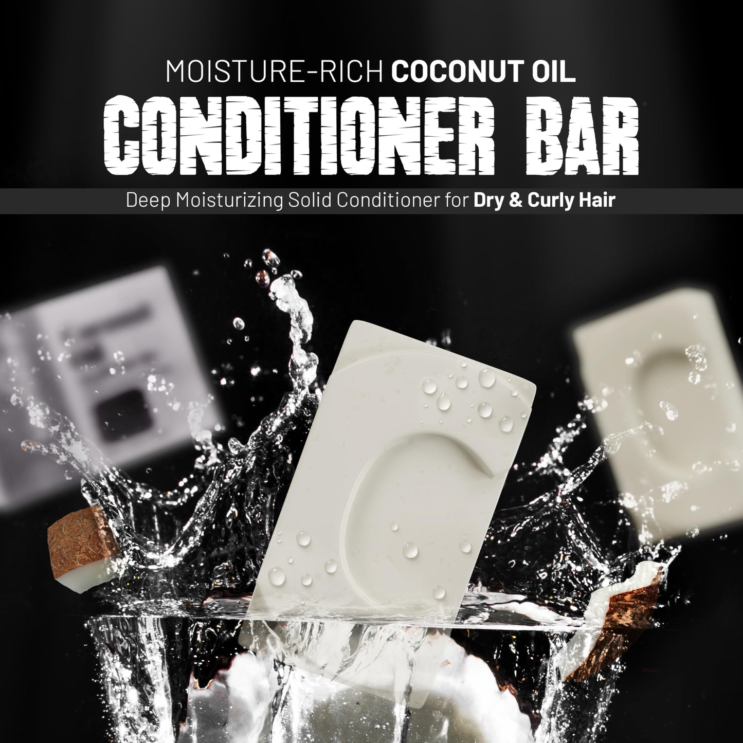 Herbishh Conditioner Bar, Moisturizing & Strengthening, Solid for Dry, Damaged & Thinning Hair, All Hair Types, Paraben-Free & Sulfate-Free, 3.53 oz Beauty & Personal Care Herbishh