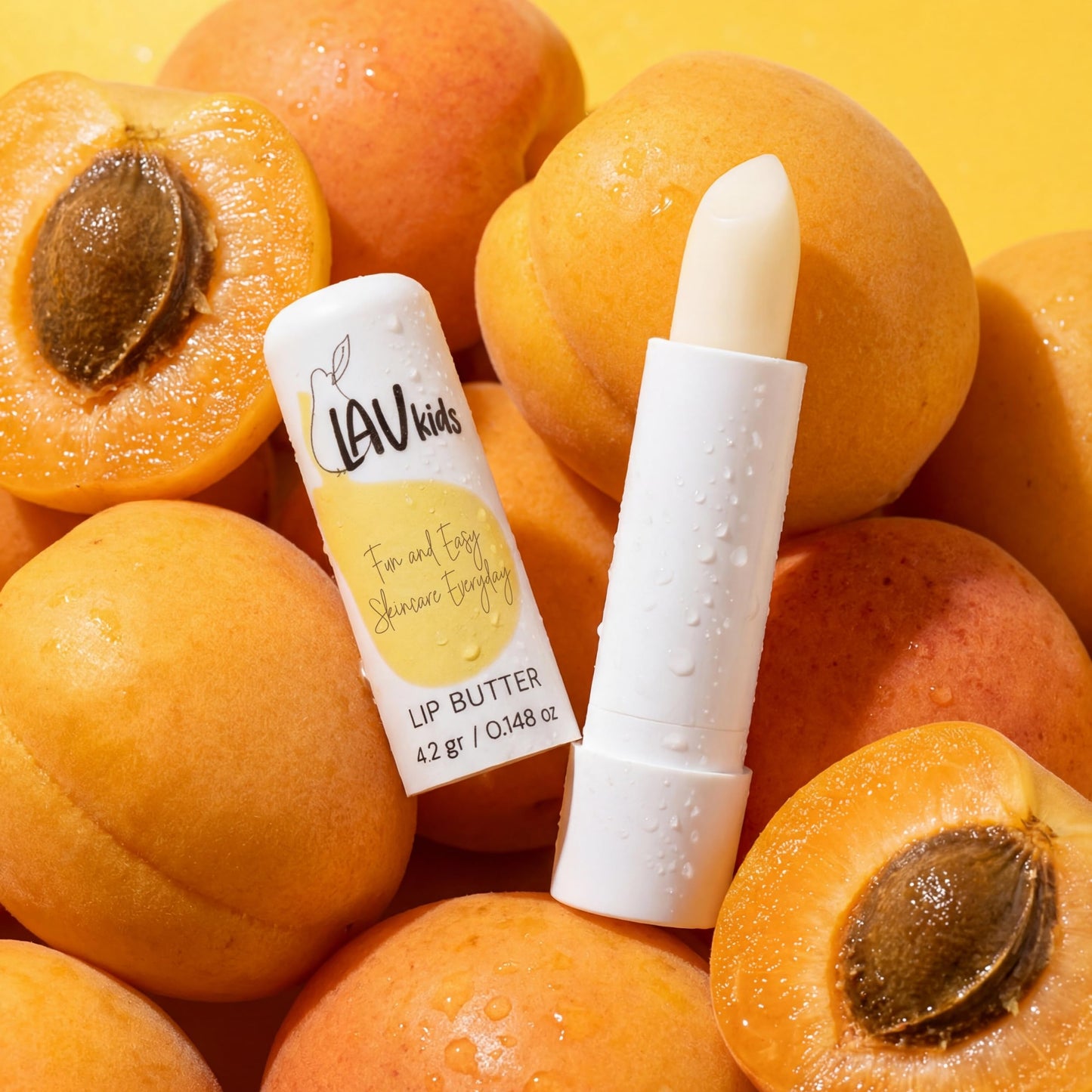 Lav Kids Nourishing Lip Butter gently scented Natural Child Balm Ultra-moisturising Lip Butter for sensitive skin Paediatrician Tested & Approved Kids Beauty and Personal Care LAV KIDS
