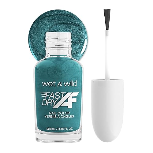 wet n wild Fast Dry AF Nail Polish, Quick 40 Second Dry Time, Long Lasting High-Shine - Mermaids Do Exist Beauty & Personal Care wet n wild