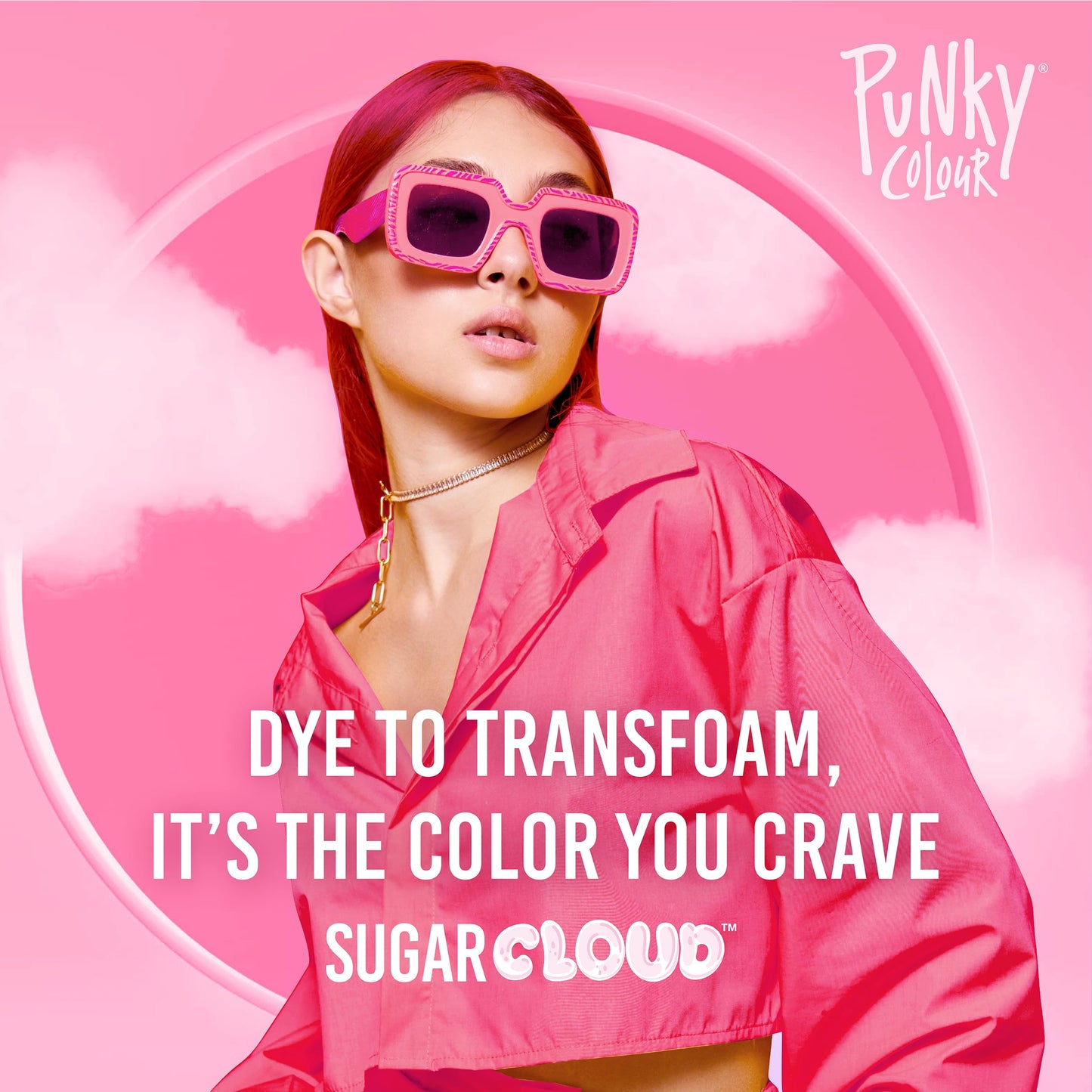 Punky Sugar Cloud Semi-Permanent Foam Hair Color, Candyfloss - Vibrant Hair Dye for Long-Lasting Color, Easy Application Foam Hair Dye, 6 Fl Oz Beauty & Personal Care Punky