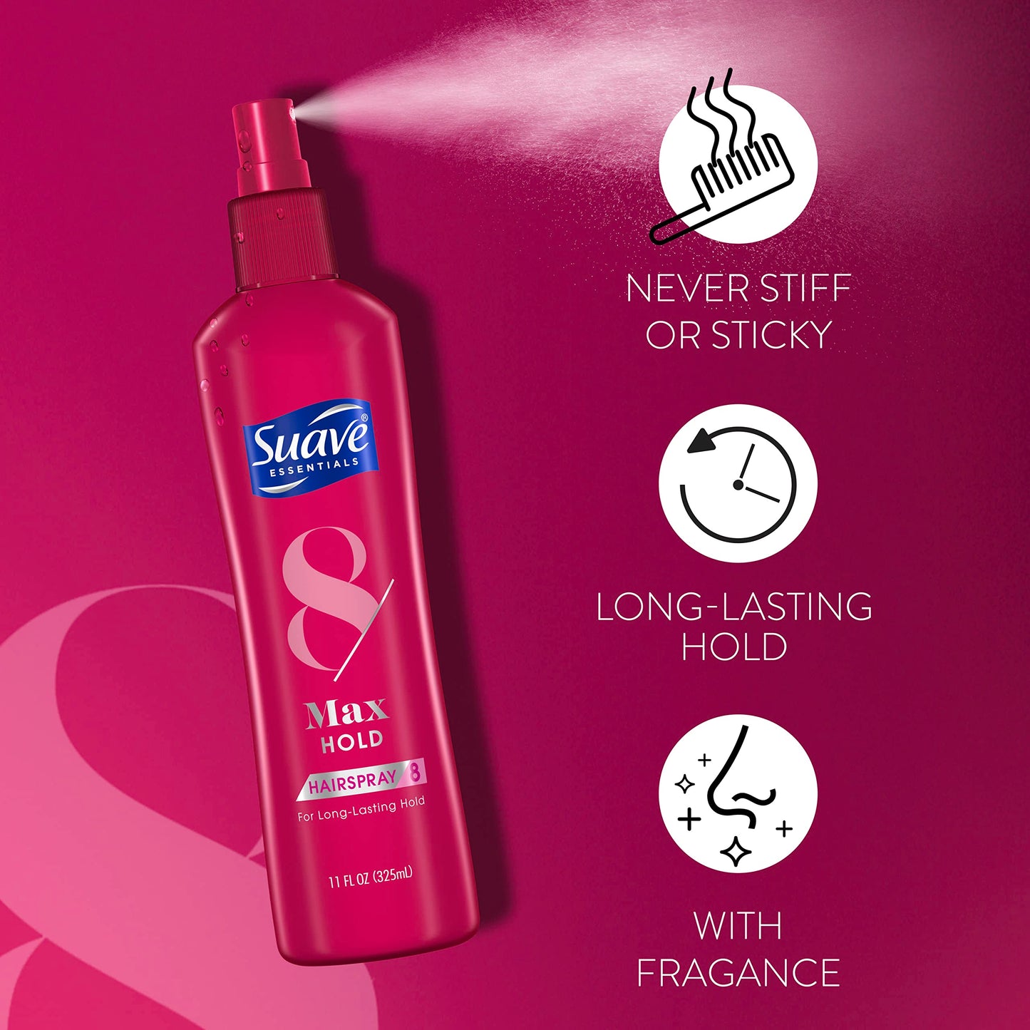 Suave Non Aerosol Hairspray Max Hold 11 oz Beauty & Personal Care Suave