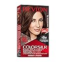 Revlon Colorsilk Beautiful Color Permanent Hair Color, Long-Lasting High-Definition Color, Shine & Silky Softness with 100% Gray Coverage, Ammonia Beauty & Personal Care REVLON
