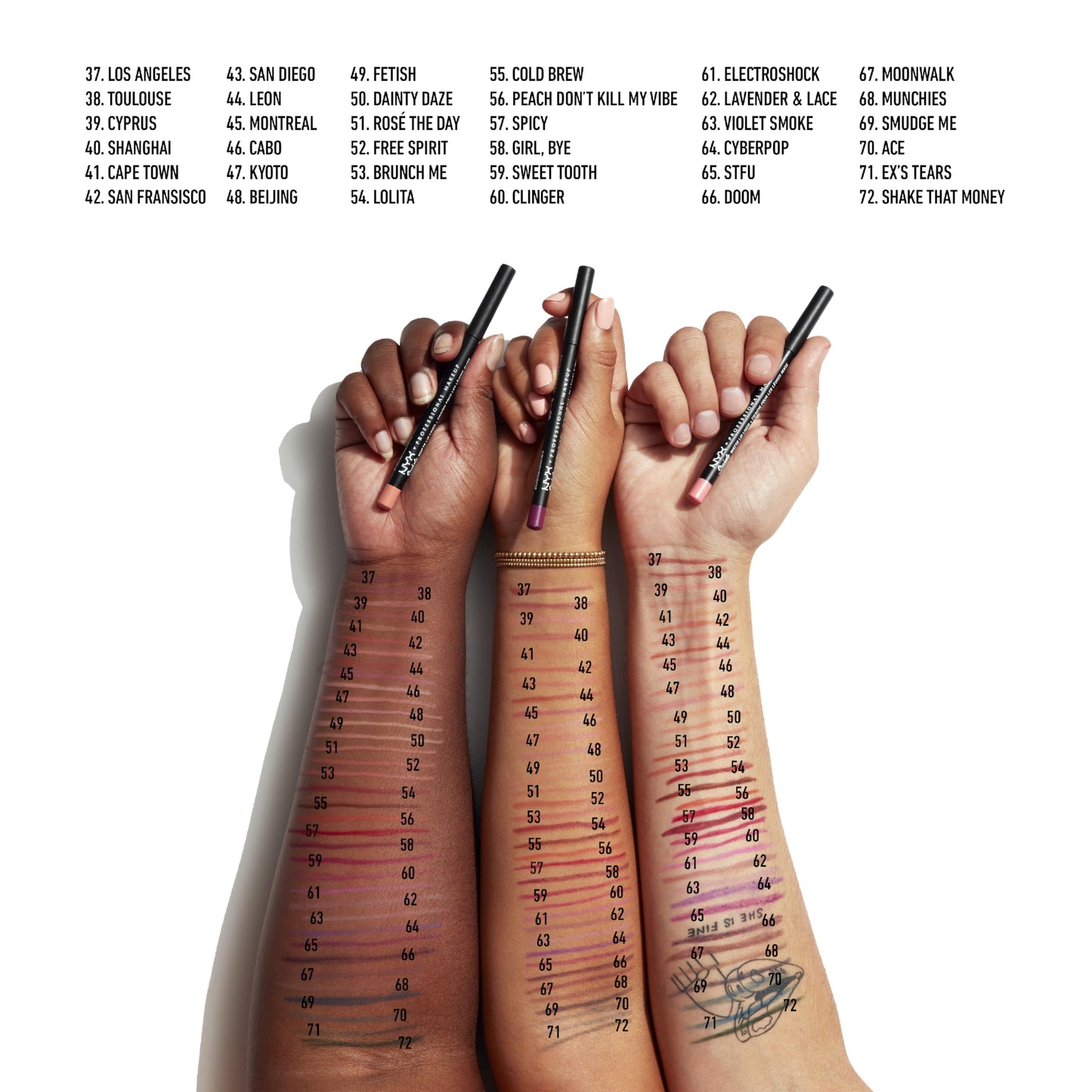 NYX PROFESSIONAL MAKEUP Suede Matte Lip Liner, Velvety-Smooth, Long-Lasting Formula For A Defined Lip Makeup Look - Dainty Daze (Pink) Beauty & Personal Care NYX PROFESSIONAL MAKEUP