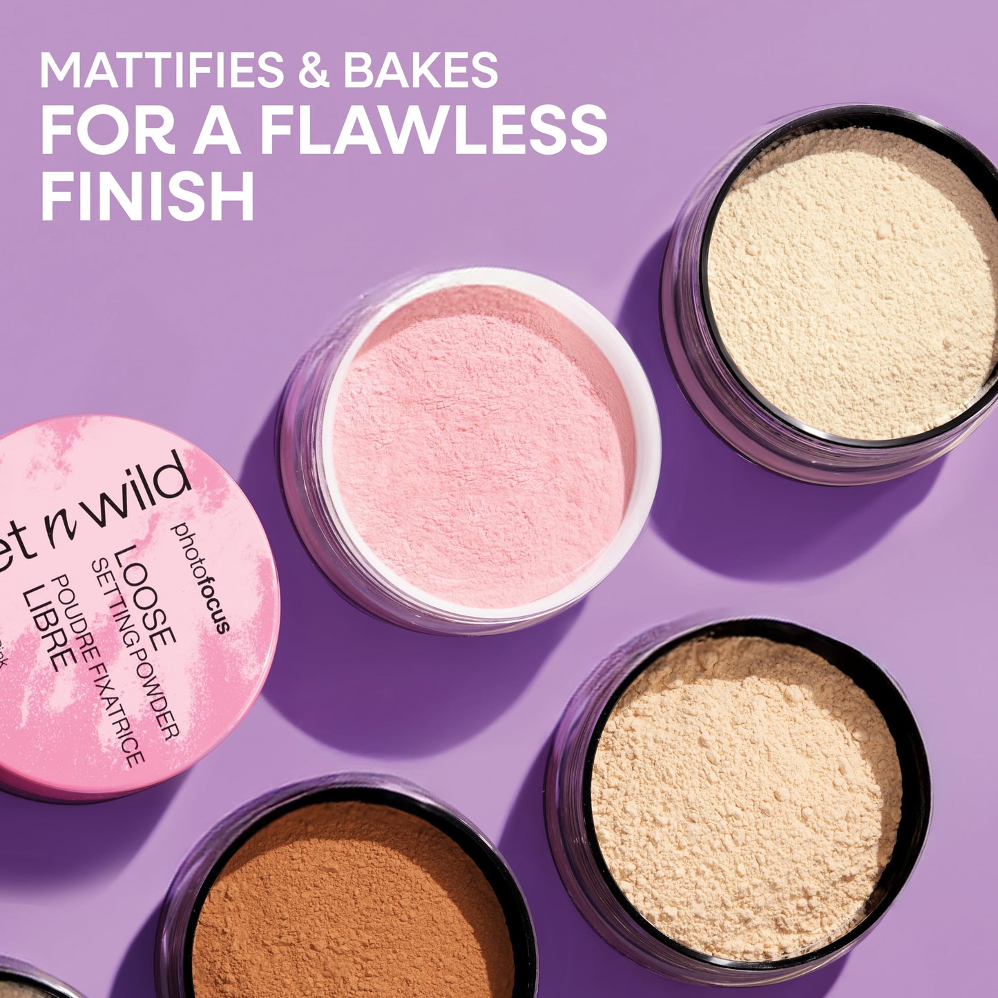 wet n wild Photo Focus Loose Baking Setting Powder, Highlighter Makeup, Fair to Medium & Tan Skin Tones - Translucent Beauty & Personal Care wet n wild