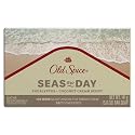 Old Spice Men's Bar Soap, Seas The Day Eucalyptus and Coconut Cream Scent, 10x More Moisturizers for Smooth Skin with Mild Exfoliators & Plant Based Beauty & Personal Care Old Spice