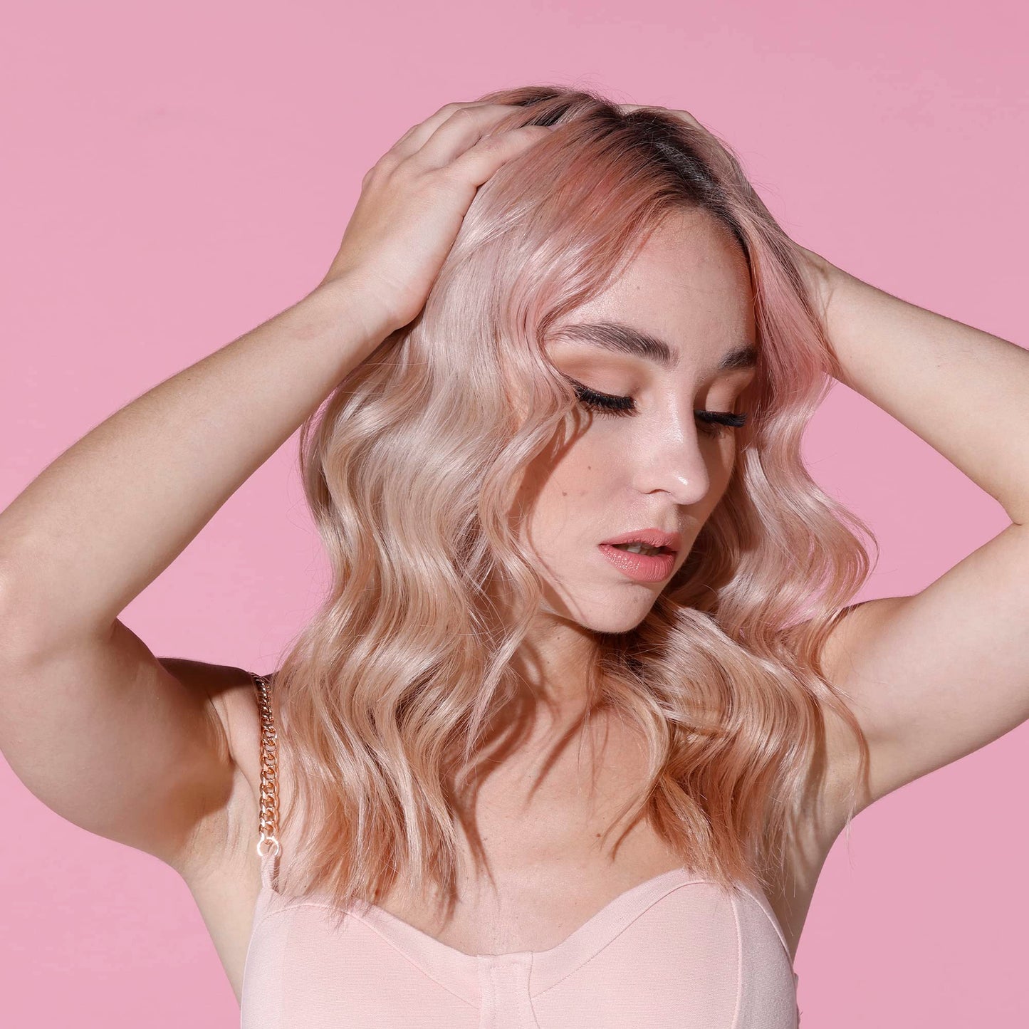 Splat Brilliant Toning Foam, Rose Gold, 5 oz., Hair Toner Lasts Up to 10 Washes, Weightless Conditioning Foam Increases Vibrancy and Shine, Vegan Beauty & Personal Care Splat