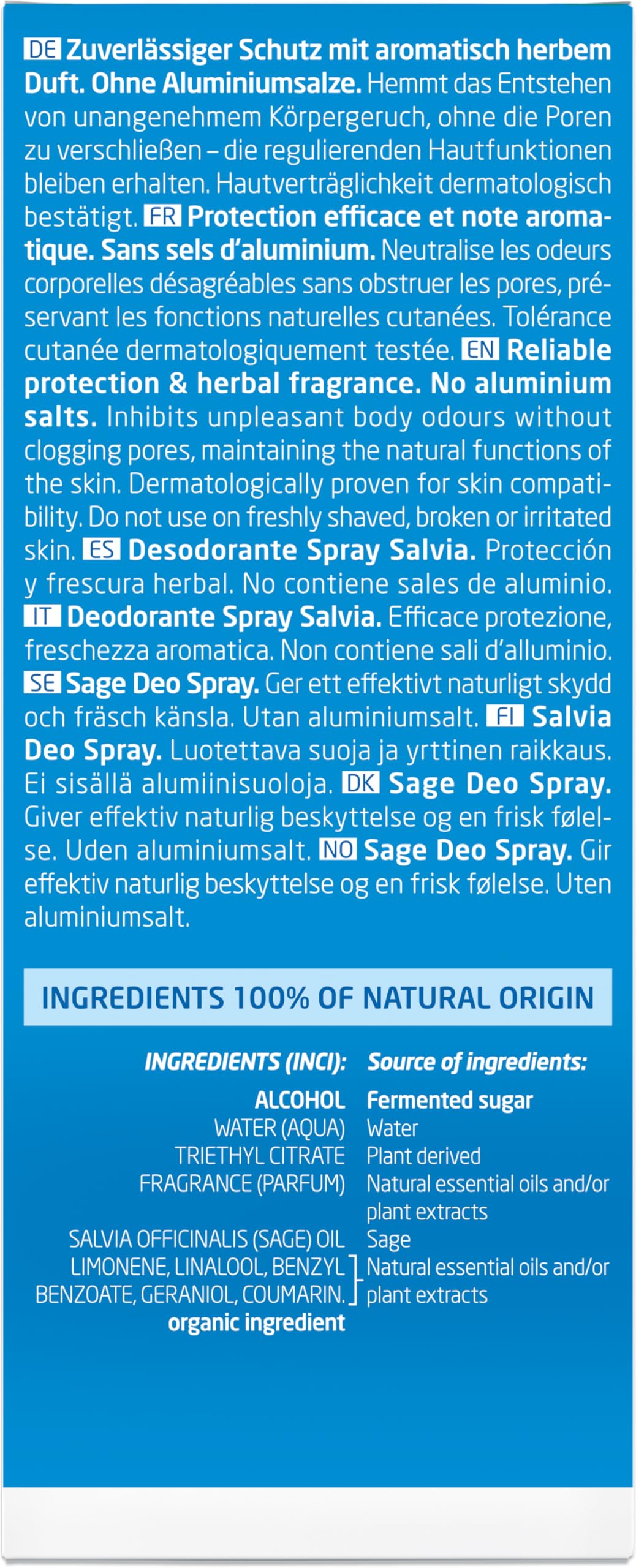 Weleda Deodorant Spray, Sage - 3.4 Ounce, (Pack of 2) Beauty and Personal Care Weleda