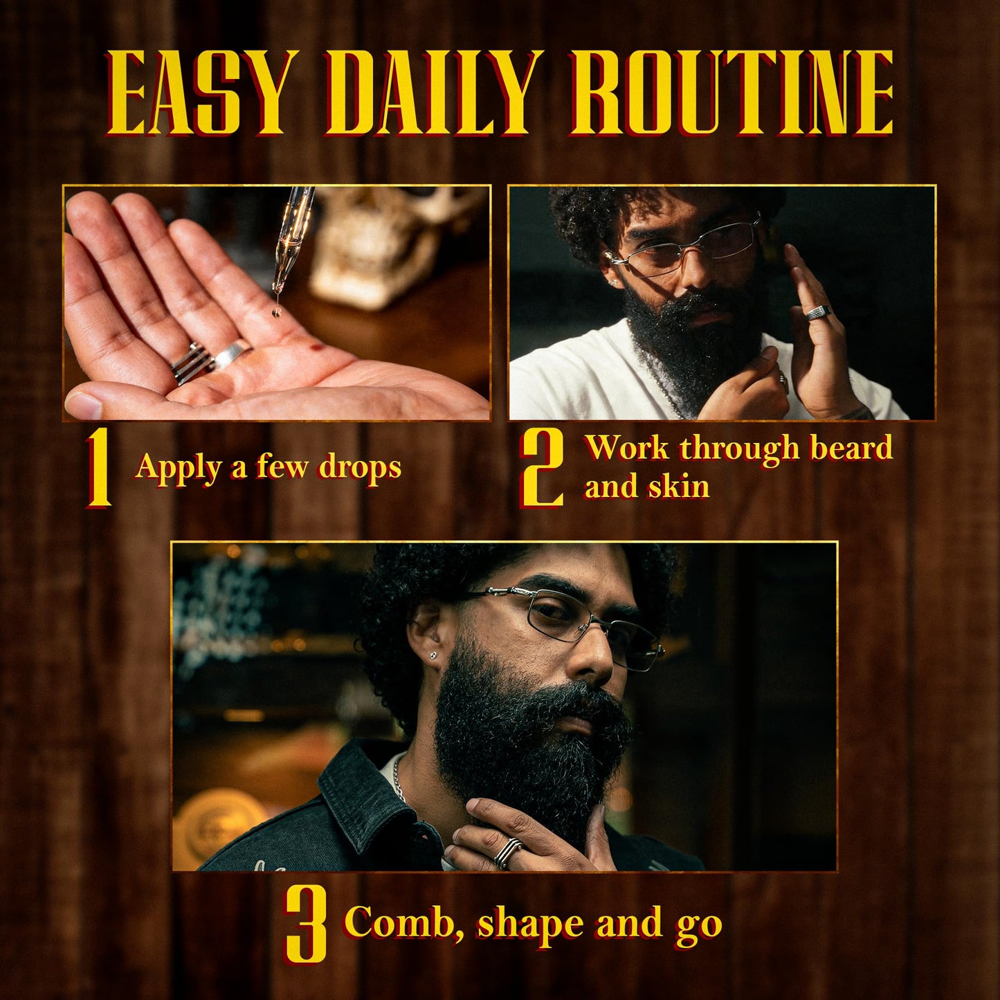 EL TURCO Beard Oil for Men with Cedarwood, Jojoba & Castor Oil - Lightweight Daily Grooming for Medium & Full Beards - Softens, Hydrates & Tames Beauty and Personal Care EL TURCO