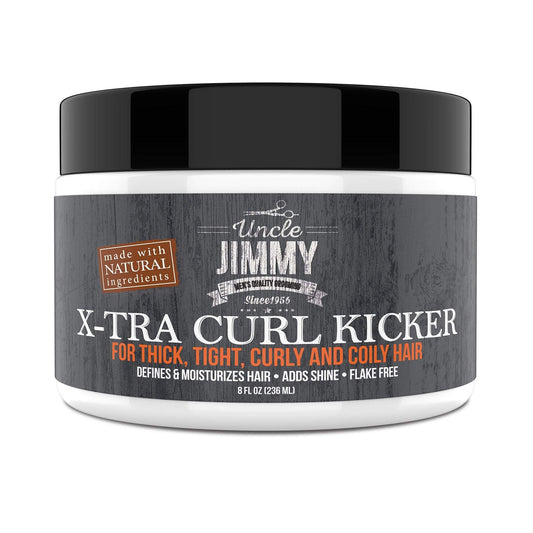 Uncle Jimmy X-TRA Curl-Kicker | Curl Enhancer & Moisturizer for Thick, Curly, Coily, Wavy & Frizzy Hair | Defines & Hydrates | 8oz Beauty & Personal Care Uncle Jimmy