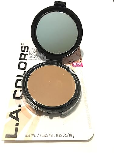 LA Colors Pressed Powder wih Applicator, TAN, 0.25 Oz Beauty & Personal Care L.A. COLORS