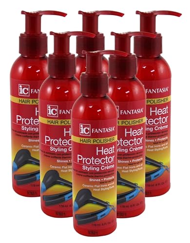 Fantasia Ic Heat Protector Styling Cream Polisher 6 Ounce (Pack of 6) Beauty & Personal Care Fantasia