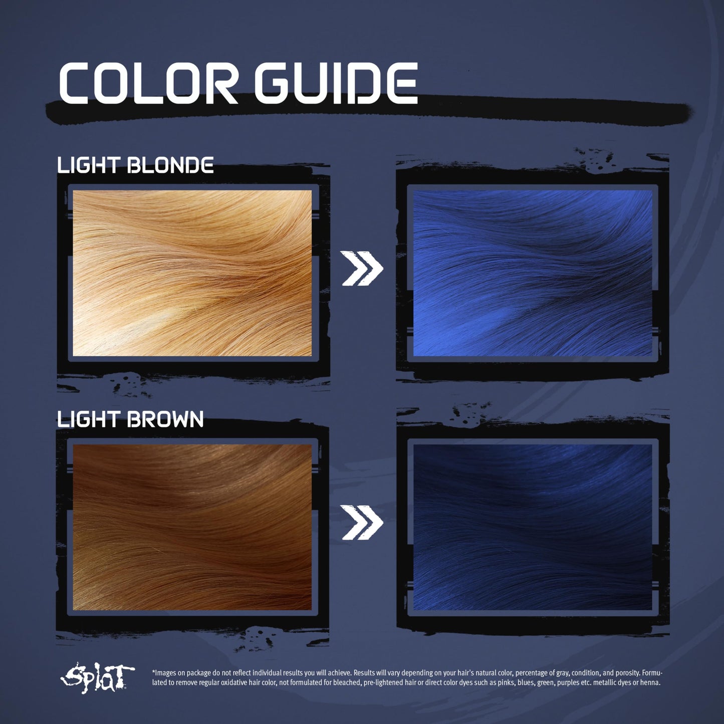 Splat Midnight Azure Semi-Permanent Hair Color Kit No Bleach, Vegan, Cruelty Free Beauty & Personal Care Splat