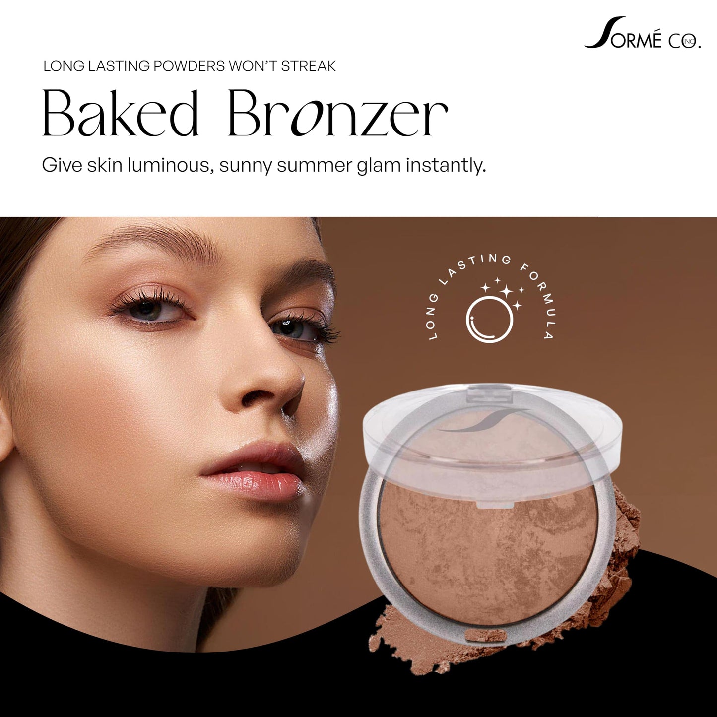 Sorme Cosmetics Baked Bronzer, True, 0.2 Ounce Beauty & Personal Care SORMÉ