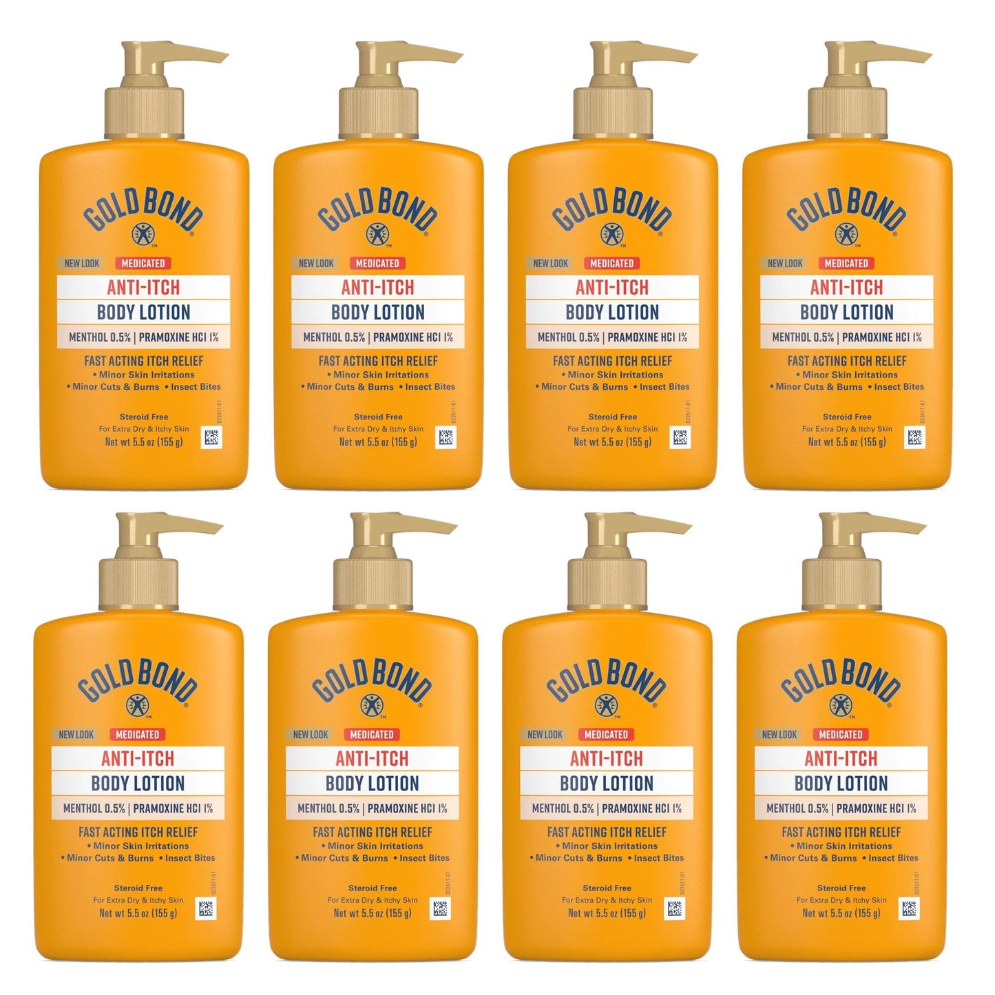 Gold Bond Anti-Itch Lotion 5.50 oz (Pack of 8) - Packaging May Vary Beauty & Personal Care Gold Bond