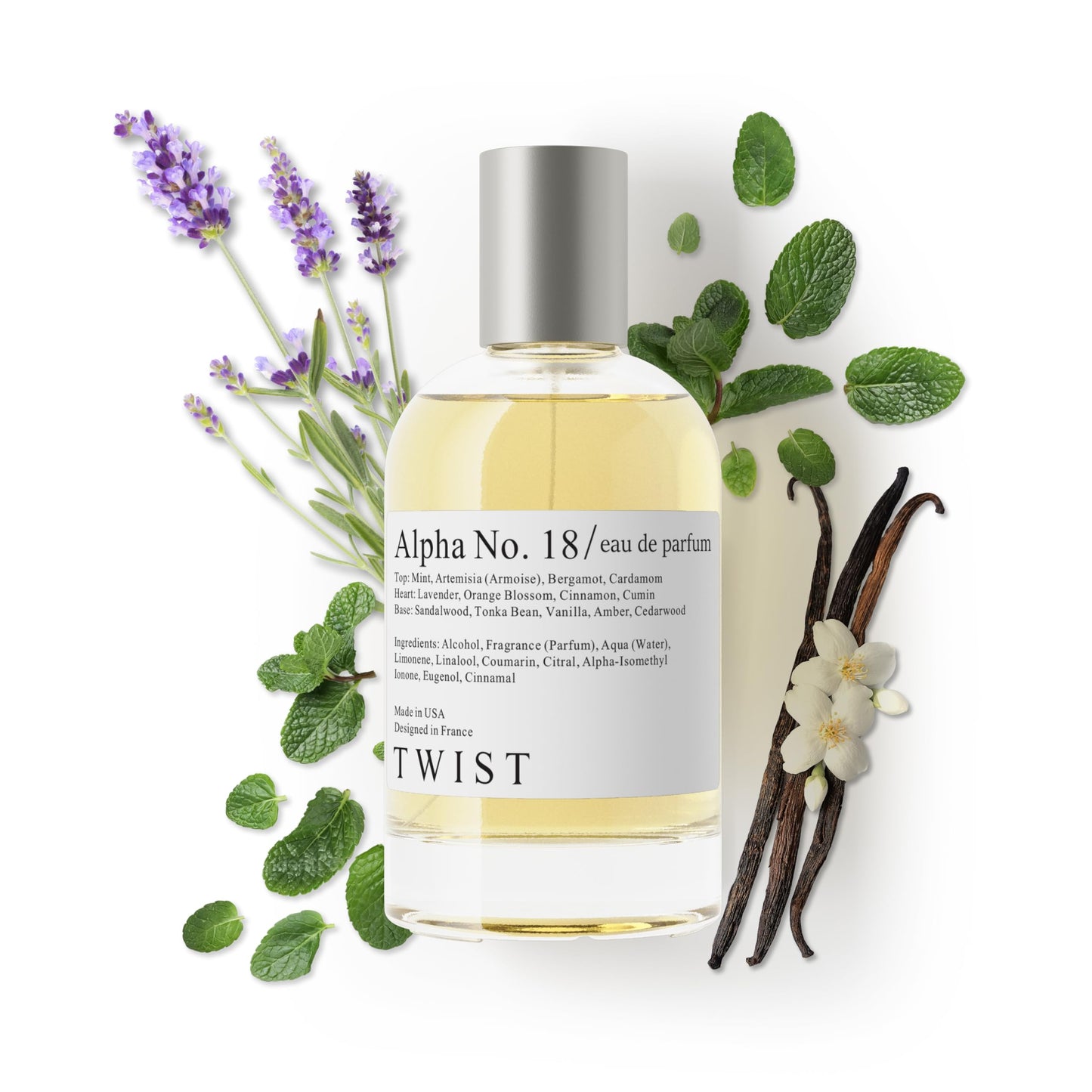Twist Alpha No. 18 - Eau De Parfum Inspired by J.P Gaultier's Le Male, Long Lasting Perfume For Men, Paraben Free, Vegan, Clean Ingredients, Fragrance Beauty & Personal Care HOUSE OF TWIST