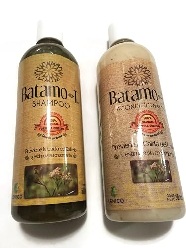 Prevent and Control Hair Loss Set of Batamo-T Shampoo and Conditioner 500ml each. Beauty & Personal Care Comleify