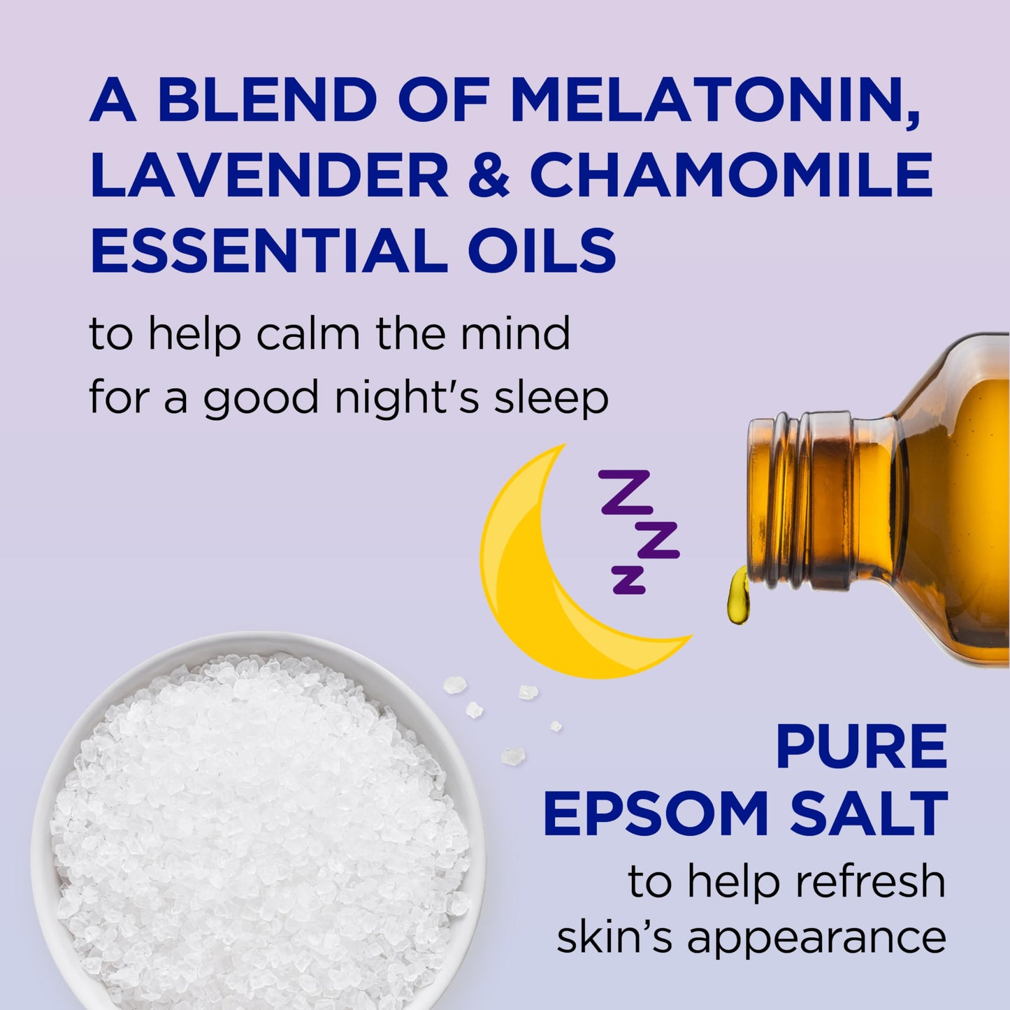 Dr Teal's Foaming Bath with Pure Epsom Salt, Melatonin Sleep Soak with Essential Oil Blend, 34 fl oz (Pack of 4) Beauty & Personal Care Dr Teal's