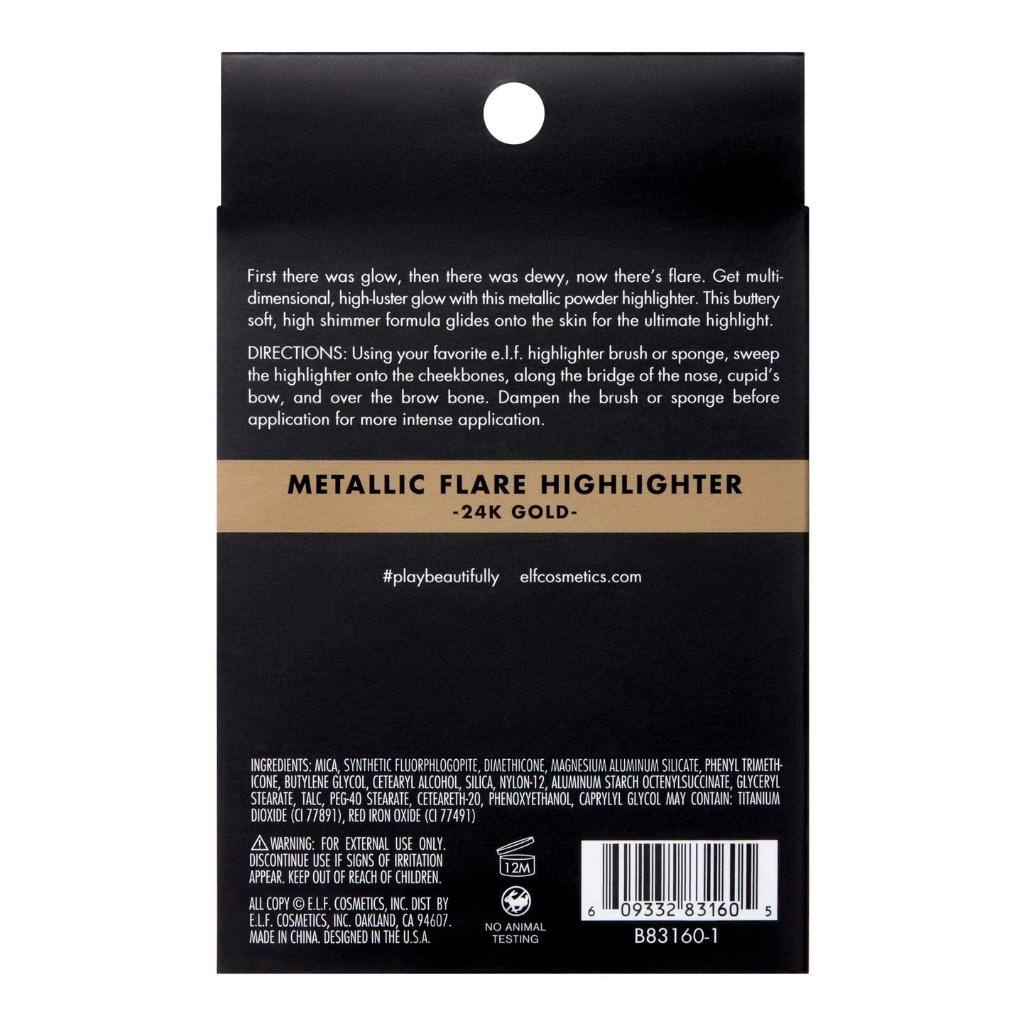 e.l.f. Metallic Flare Highlighter, Versatile, Jelly-like Formula, Multi-Dimensional, Buttery Soft, Creates a High-Luster, High Shimmer Glow, Applies Beauty & Personal Care e.l.f.