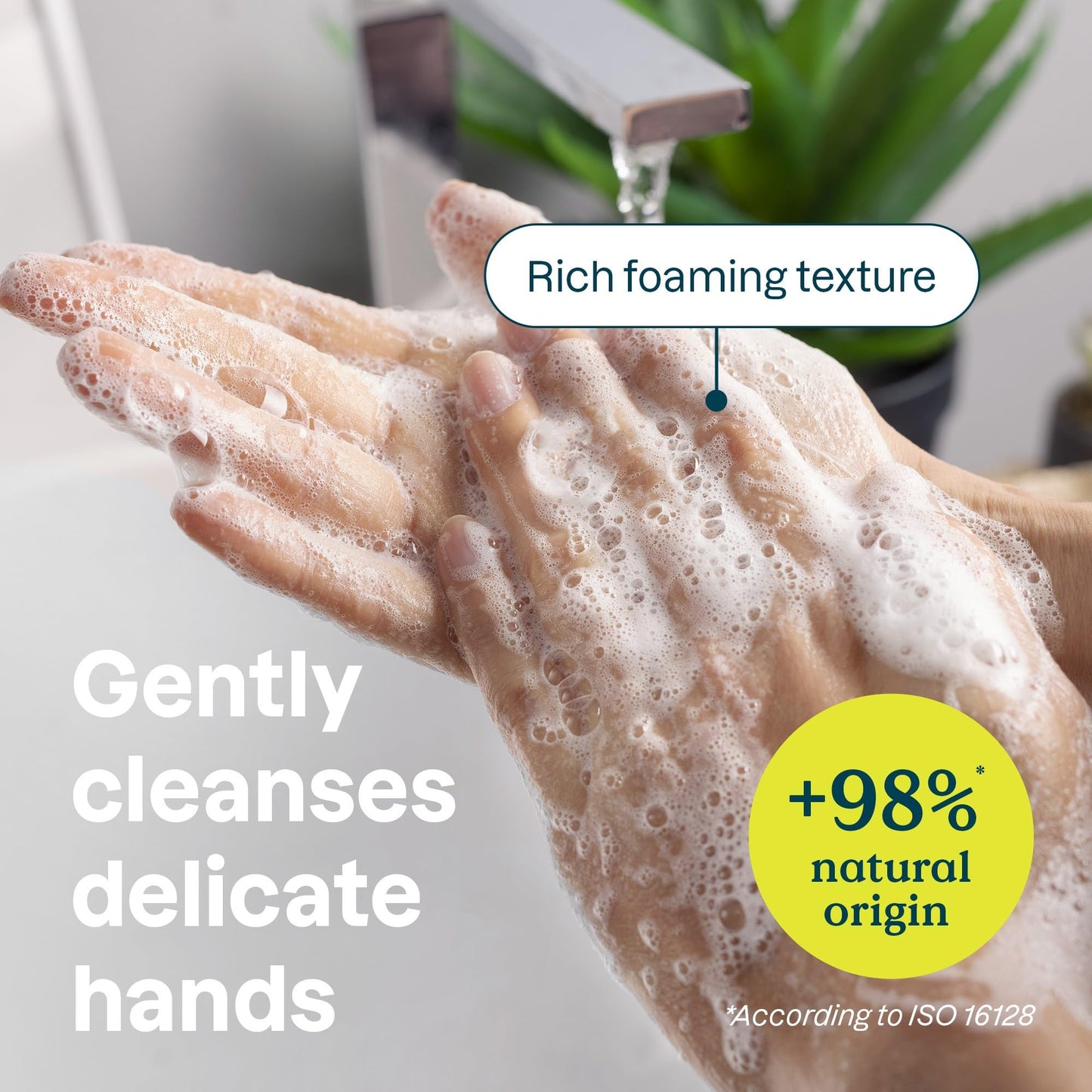 ATTITUDE Hand Soap for Sensitive Skin Enriched with Oat, EWG Verified, Dermatologically Tested, Vegan, Extra Gentle, Unscented, 16 Fl Oz Beauty & Personal Care ATTITUDE