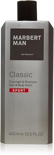 Marbert Classic Sport Hair and Body Wash for Men 400 ml by Marbert Beauty & Personal Care Marbert