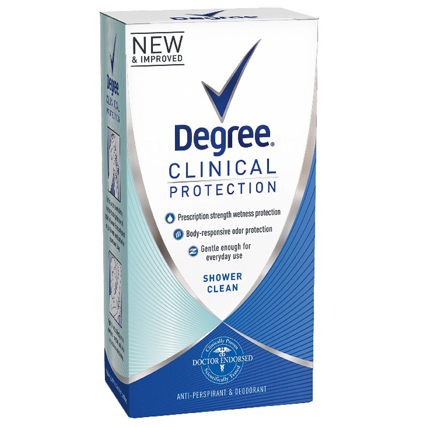 Degree Women Clinical Antiperspirant Deodorant, Shower Clean, 1.7 oz Beauty and Personal Care Degree