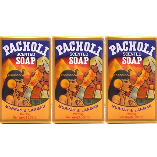 PATCHOULI SCENTED SOAP 3.3oz JABON de PACHOLI SAVON QTY-3 Beauty & Personal Care Murray & Lanman