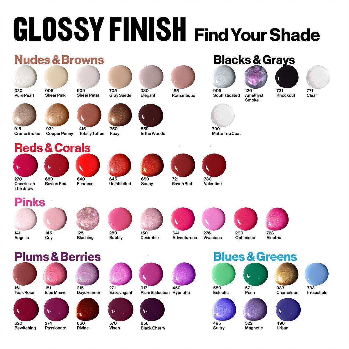Revlon Nail Polish, Super Lustrous Nail Enamel Polish, Chip Resistant & Longwear Formula, High Shine Finish, 165 Romantique, 0.5 fl oz. Beauty & Personal Care REVLON