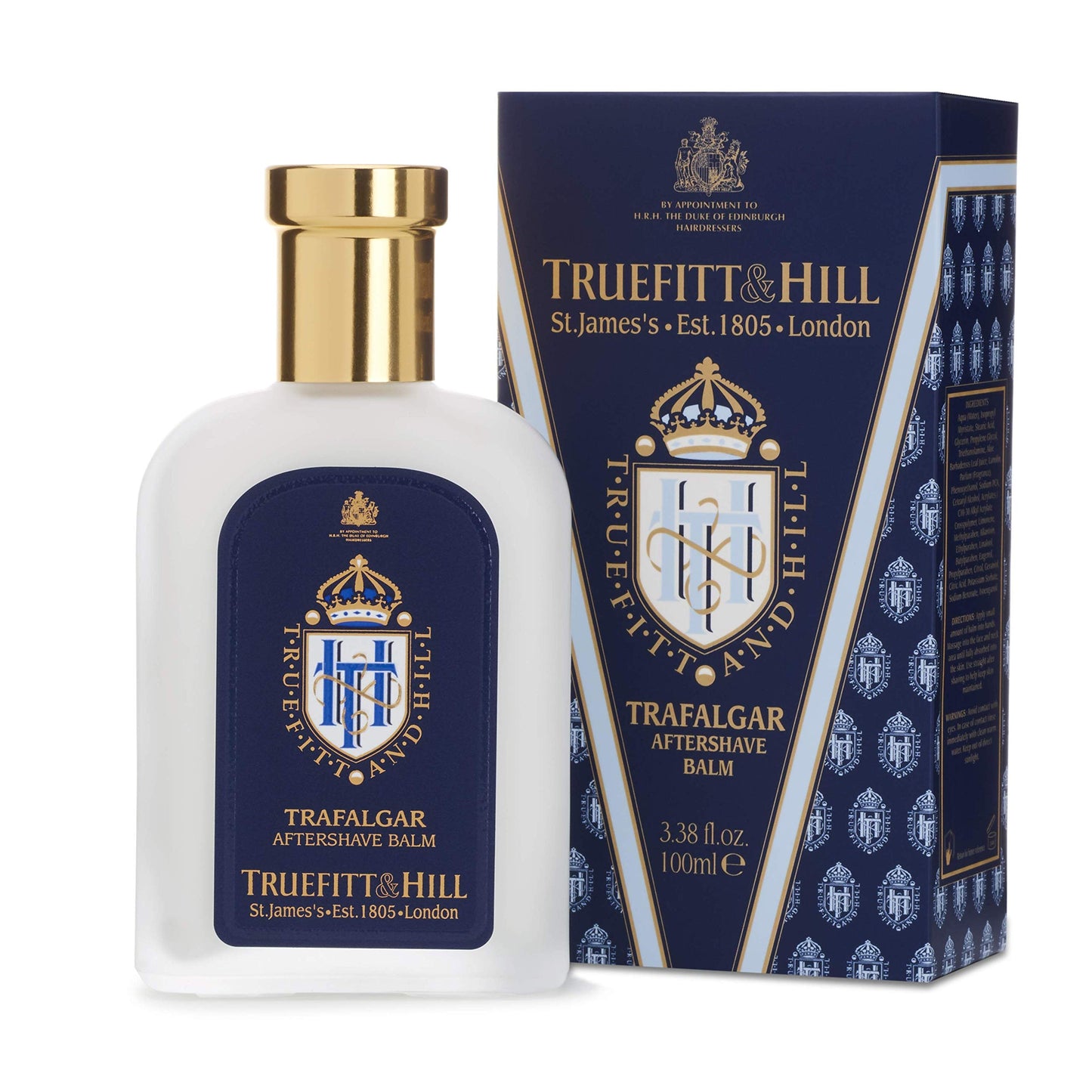 Truefitt & Hill Luxury Aftershave Balm - Trafalgar - Premium Soothing Moisturizer with Aloe Vera Extract - Ideal for Sensitive Skin, Razor Burn… Beauty & Personal Care Truefitt & Hill